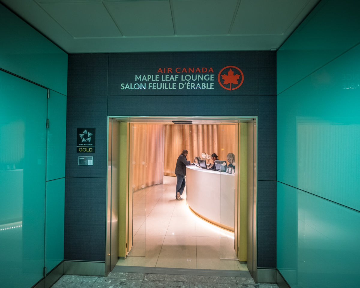 Air Canada Heathrow Lounge --- Entrance