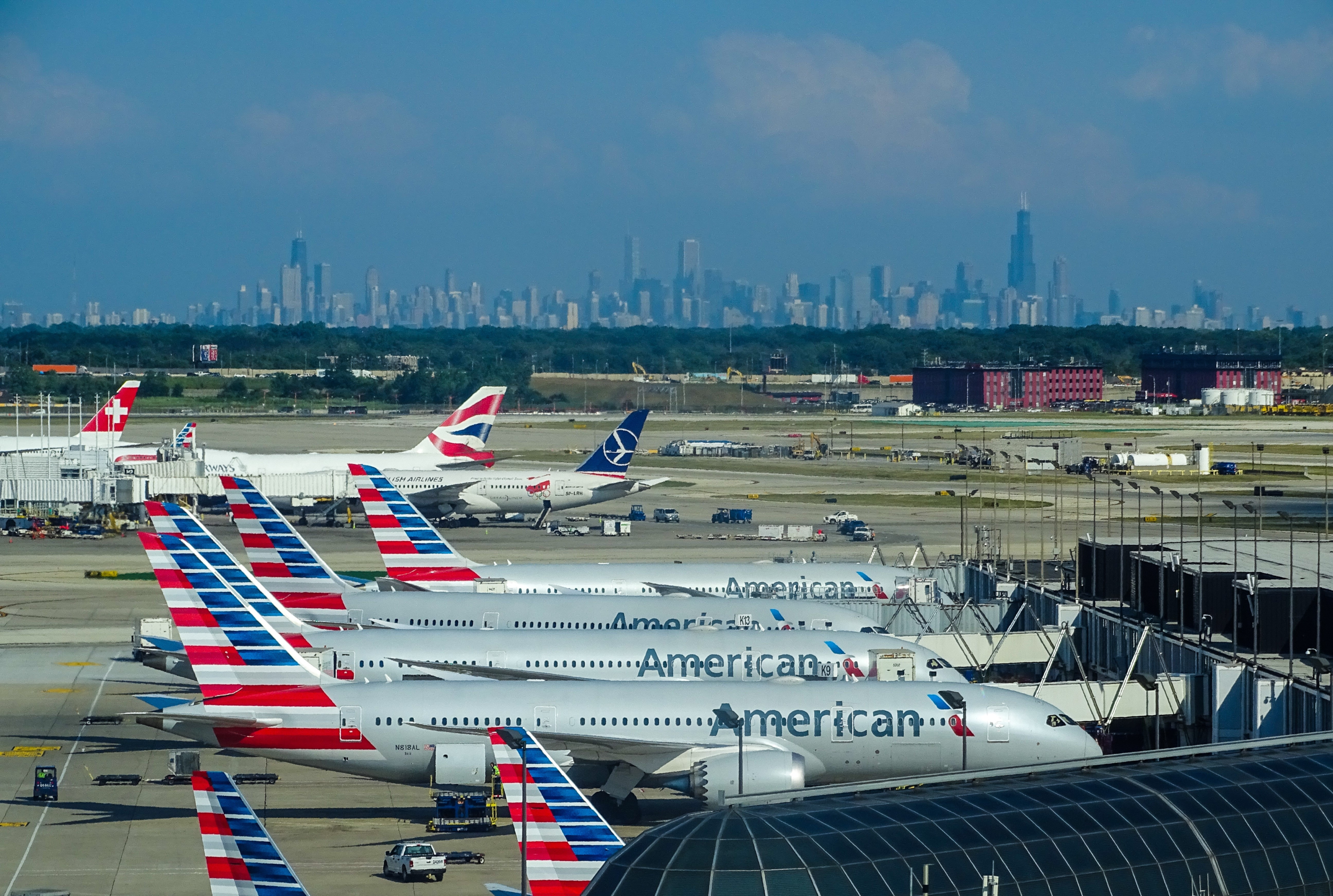 American Airlines Planes at ORD