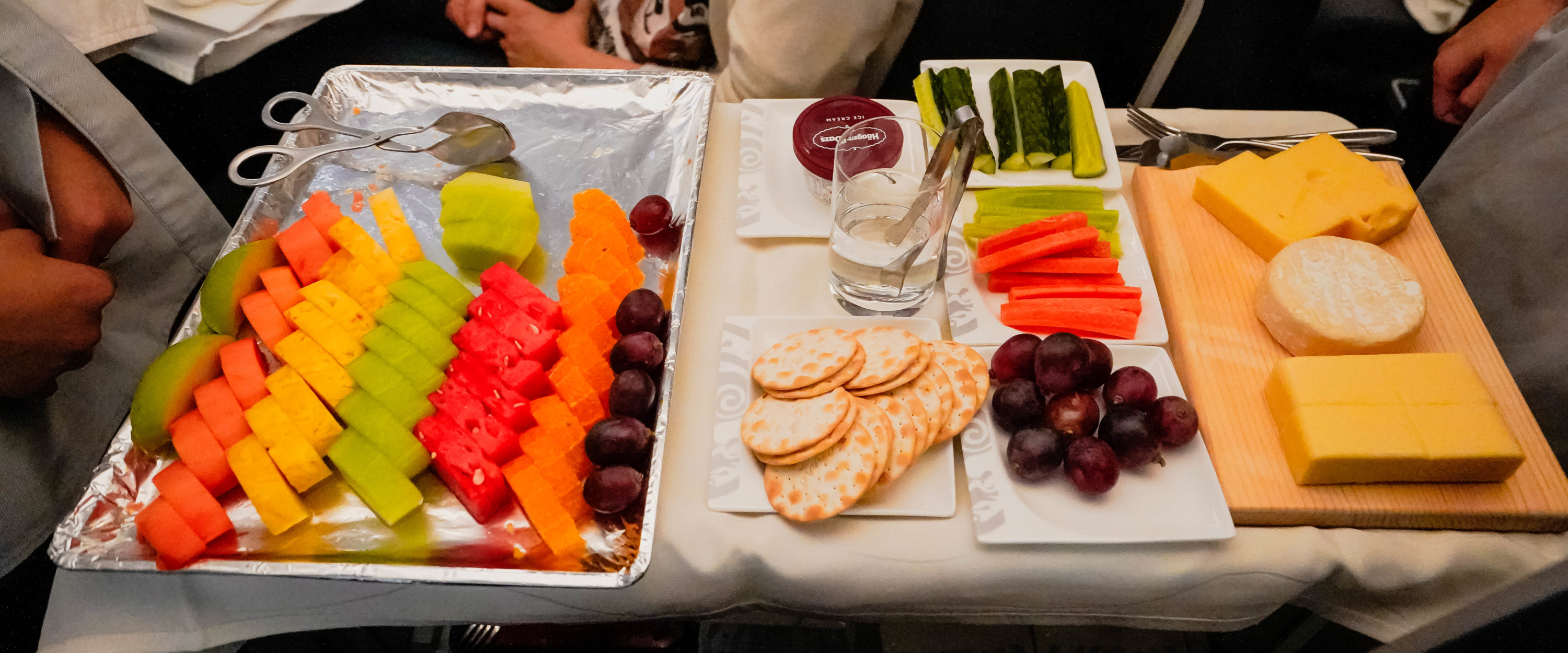 Hainan Airlines A350 Business Class Cheese Dessert trolley - Cherag Dubash