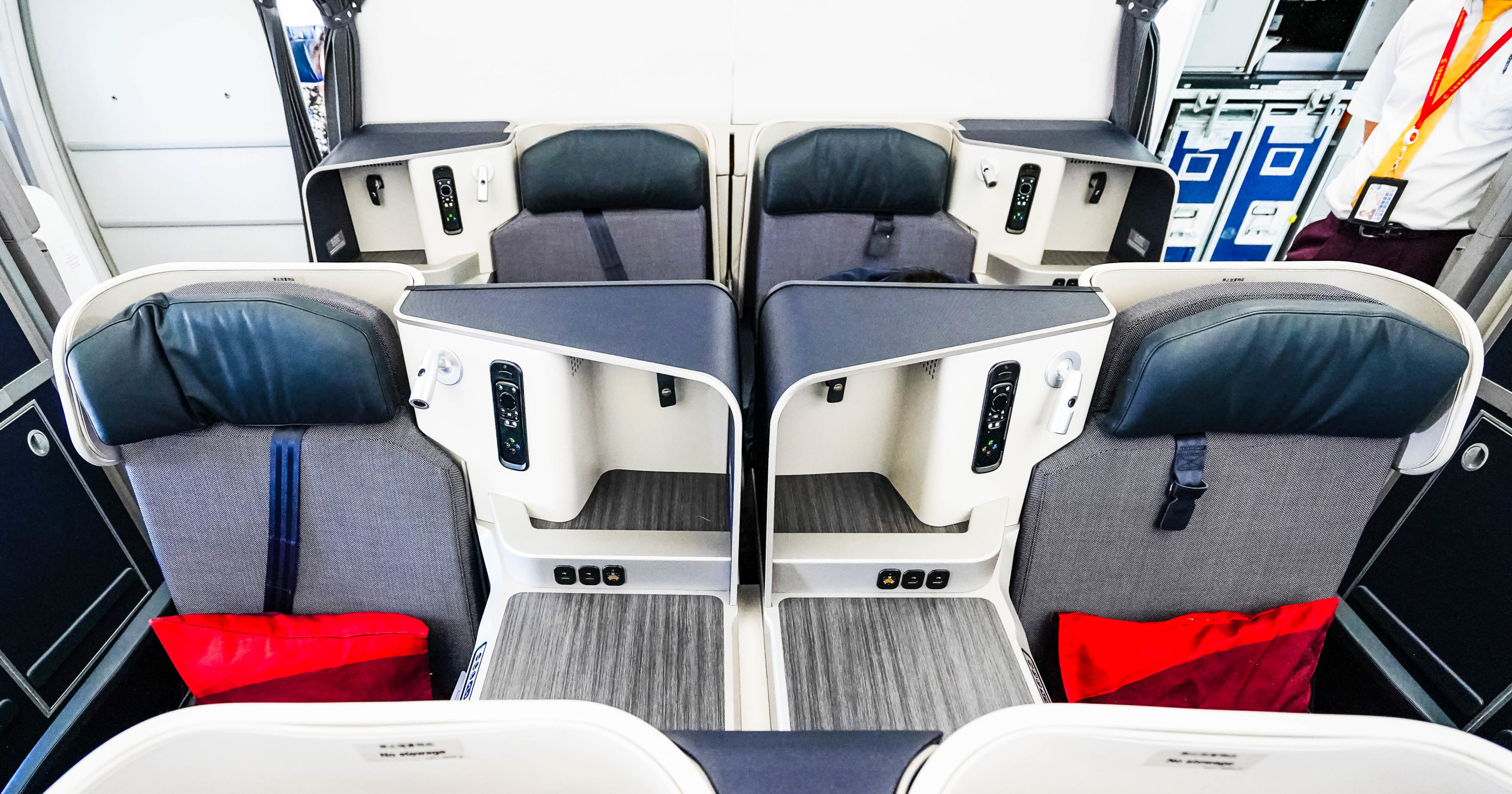 Hainan Airlines A350 Business Class Middle row - Cherag Dubash