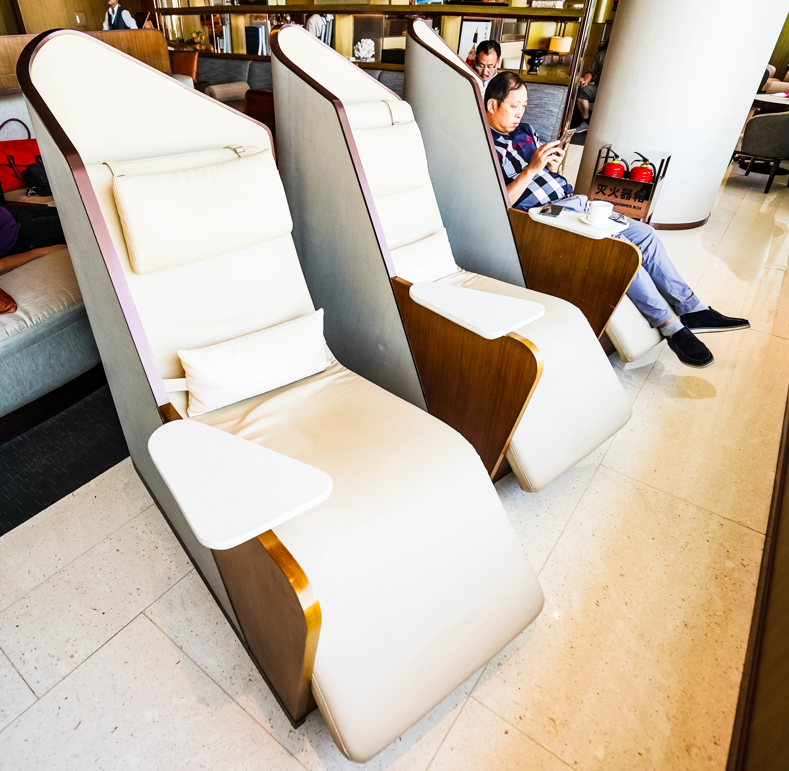 Hainan Airlines HNA Club Wave Chairs - Cherag Dubash