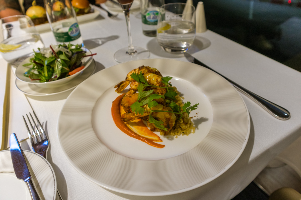 Etihad Airways First Class Lounge Abu Dhabi Al a Carte Dining