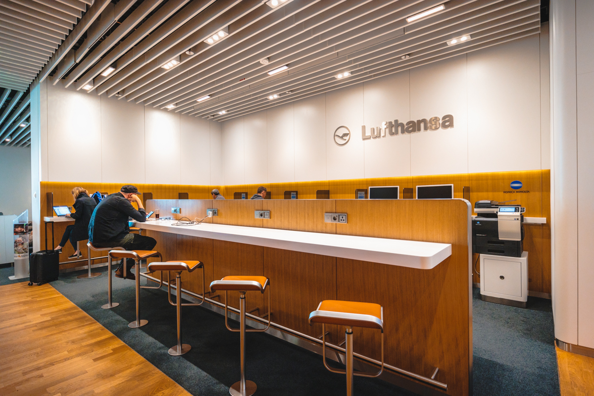 Lufthansa Business Lounge Munich - Work Zone