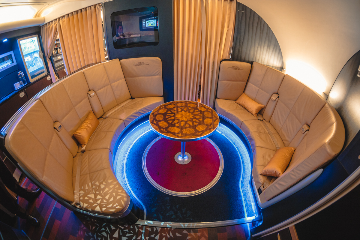 Etihad Airways Airbus A380 Lobby Lounge