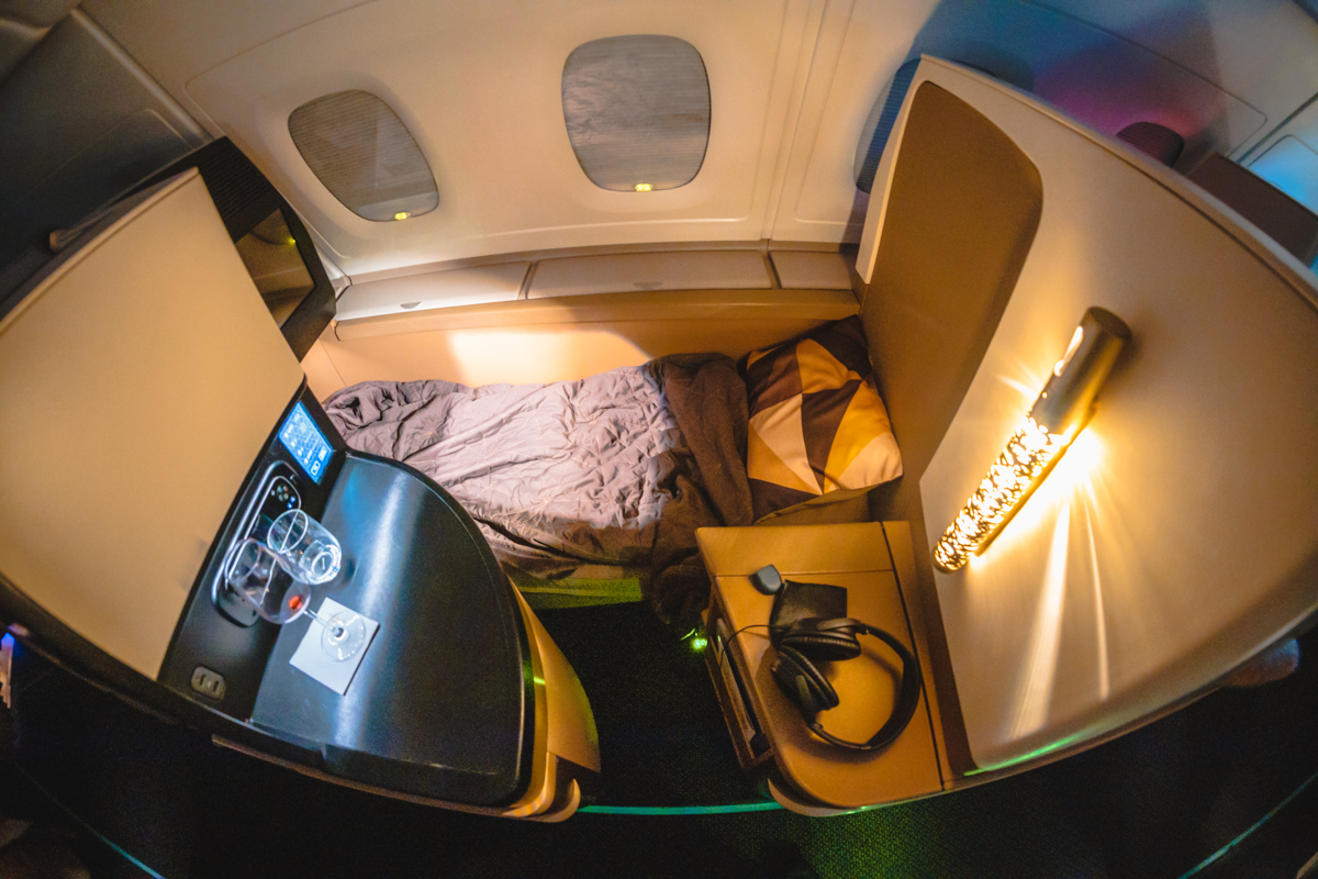 Etihad Airways Airbus A380 Business Studio Flat-Bed