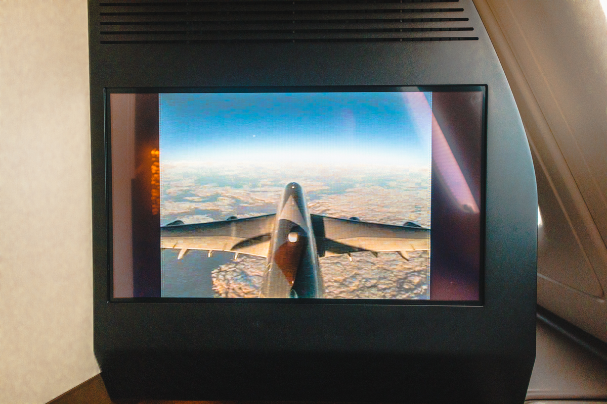 Etihad Airways Airbus A380 Tail Cam