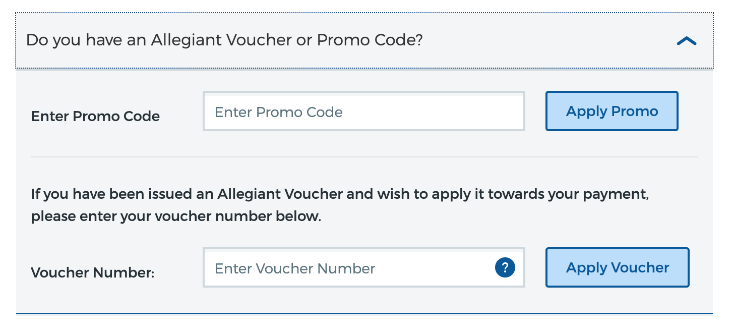 Allegiant Flight Voucher