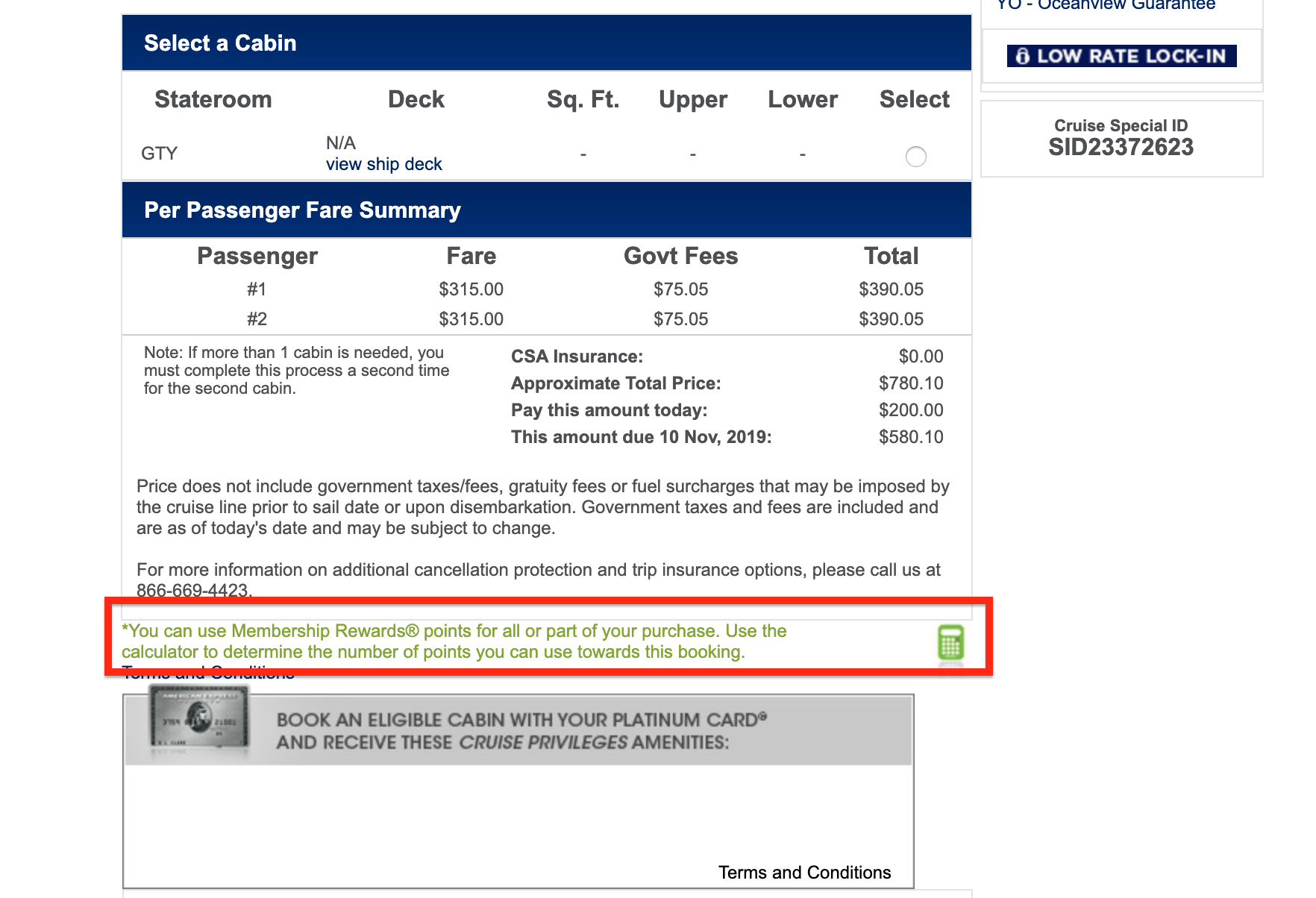 American Express pay with points