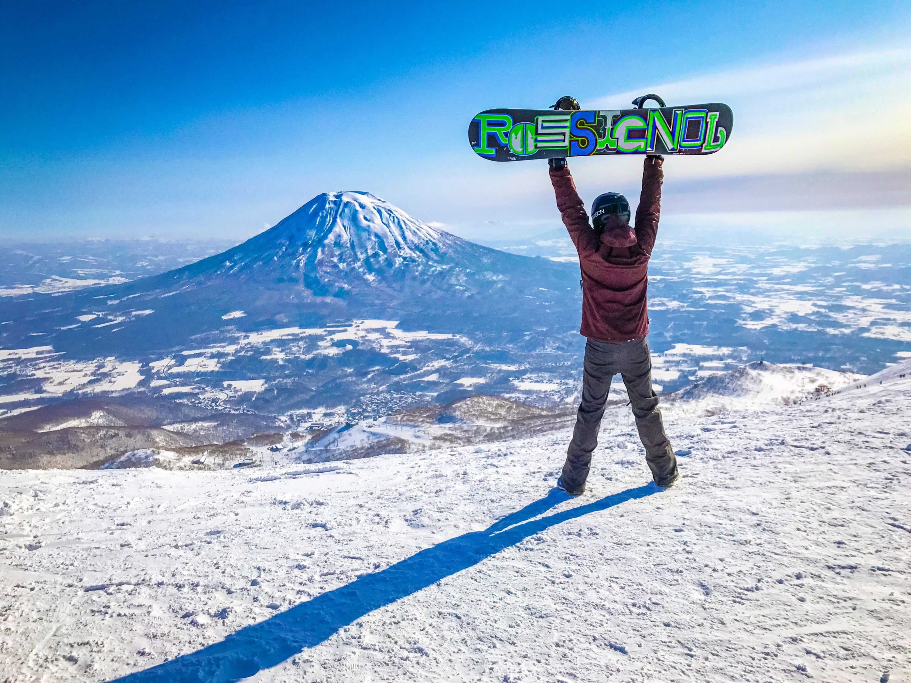 Mt Yoti as seen from the peak of Mt Niseko