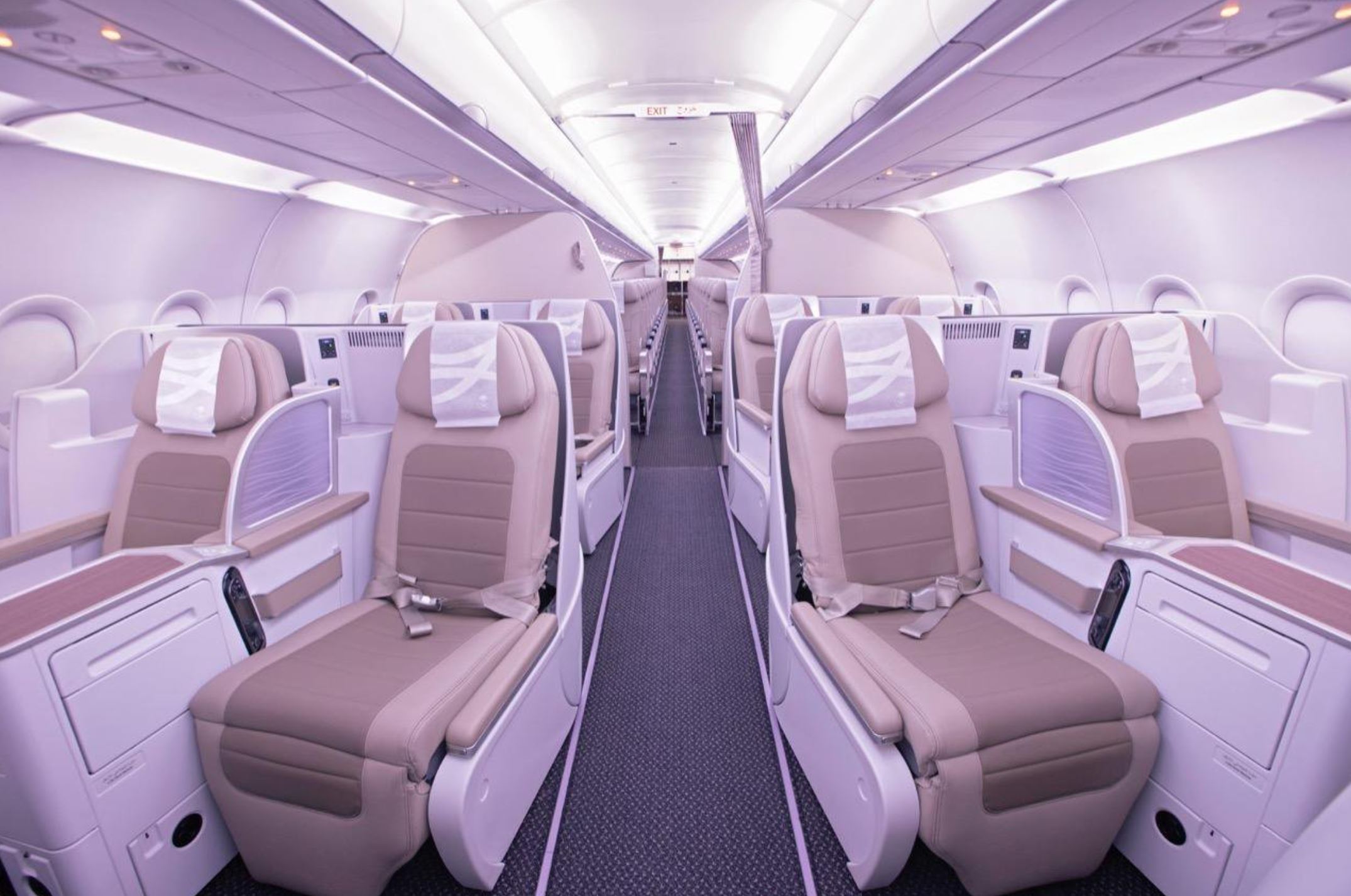 Saudia A320 Business Class