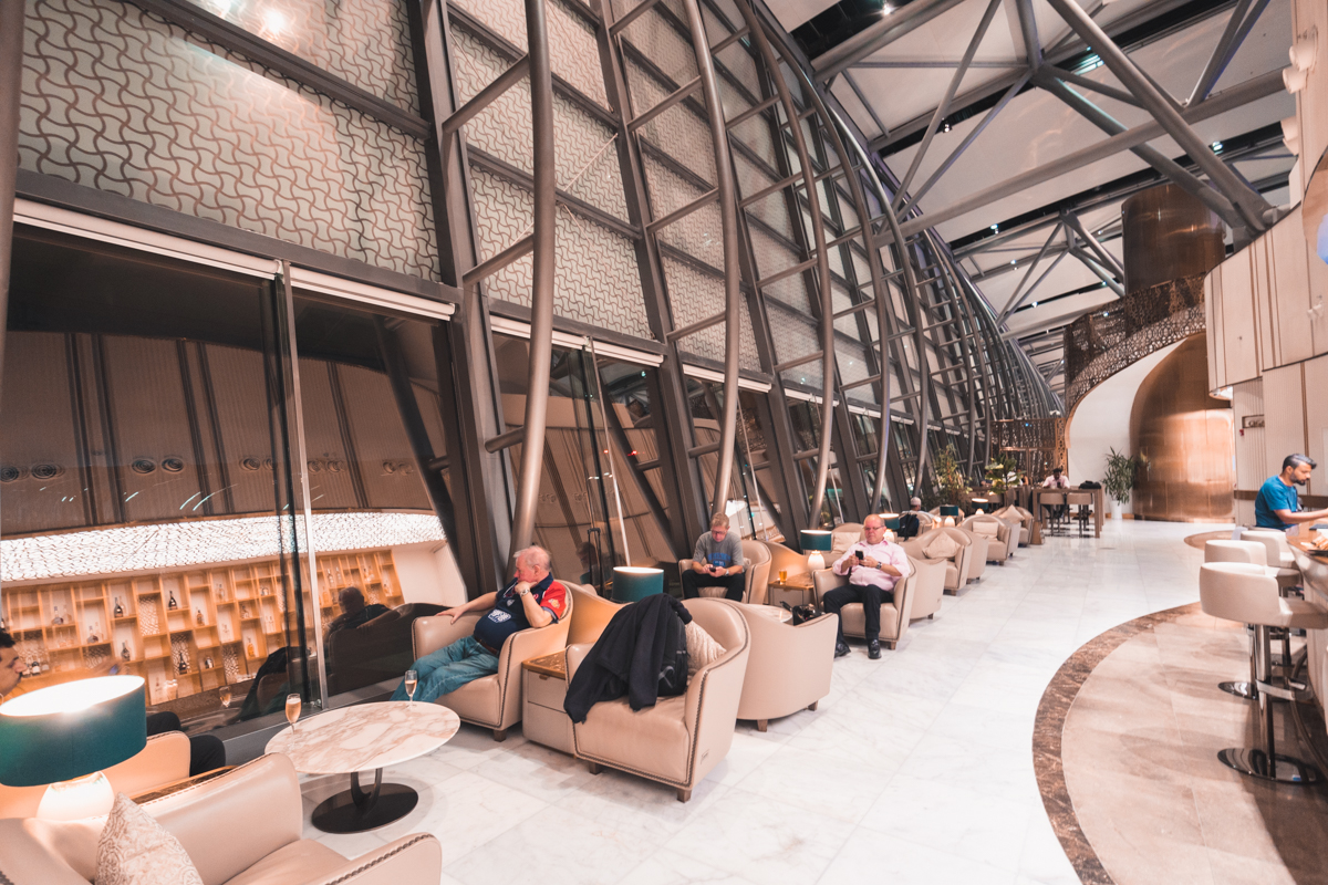 Oman Air First & Business Lounge Muscat Bar Lounges
