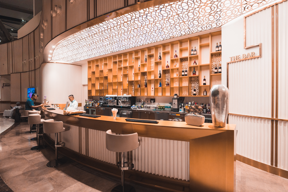 Oman Air First & Business Lounge Muscat Bar
