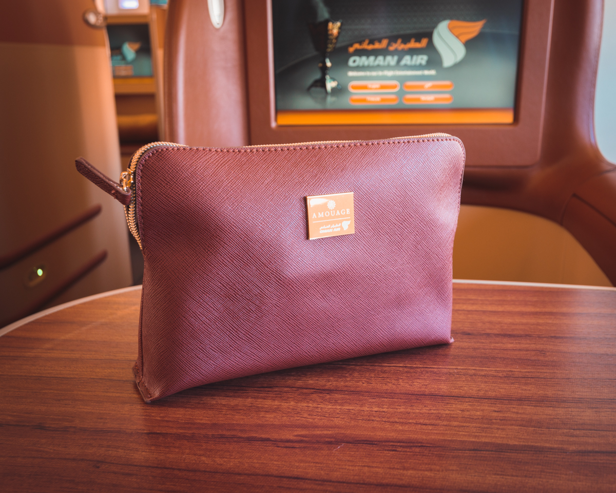 Oman Air Business Class Amenity Kit