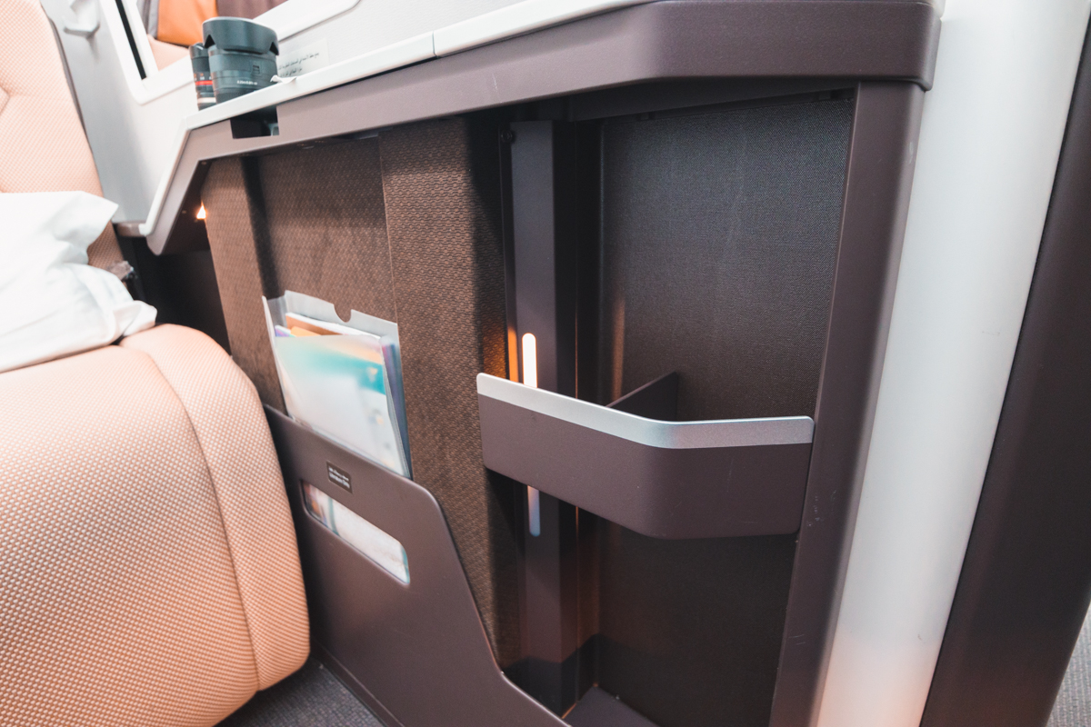 Oman Air Boeing 787-9 Business Class Storage Pocket