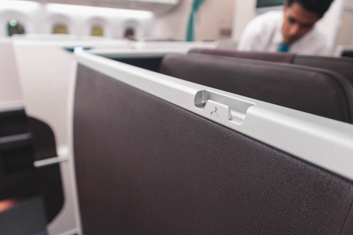 Oman Air Boeing 787-9 Business Class Coat Hook