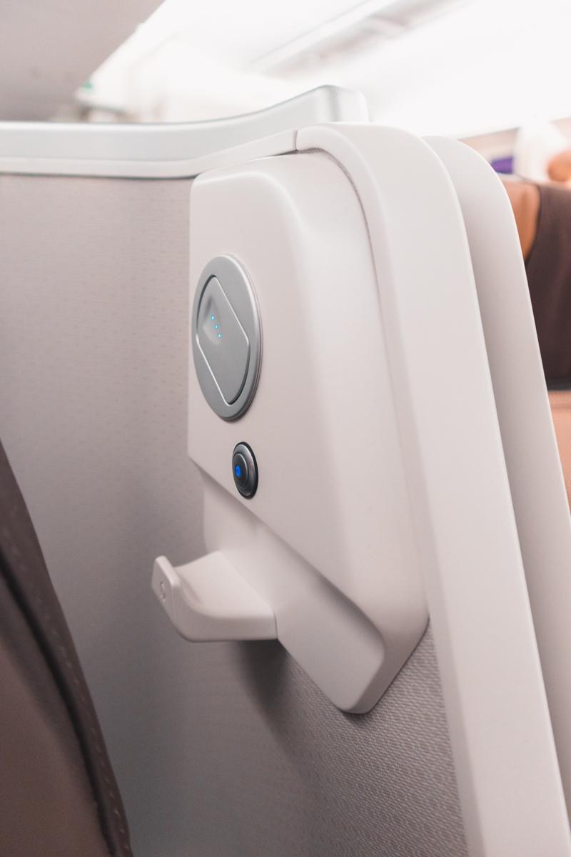 Oman Air Boeing 787-9 Business Class Light & Headphone Hook