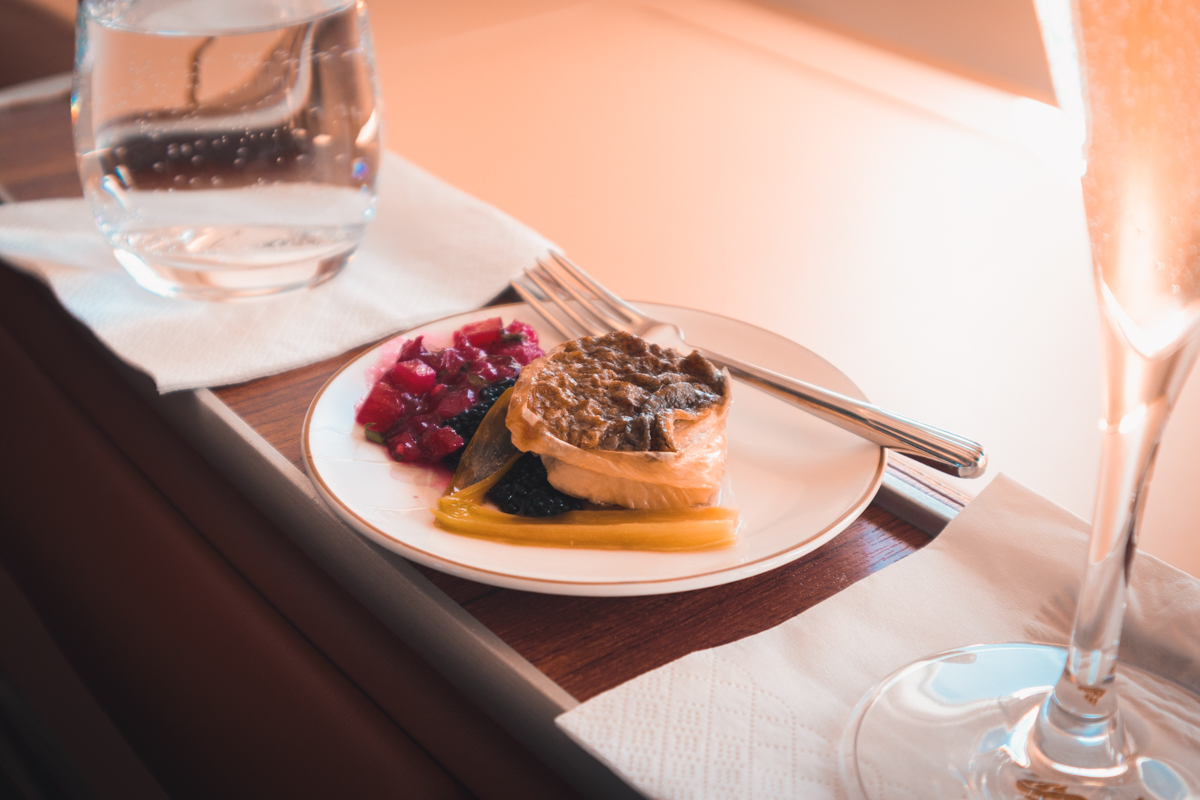 Oman Air Airbus A330 Old Business Class Amuse Bouche