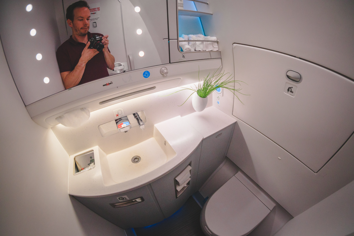 Finnair Airbus A350 Business Class Lavatory