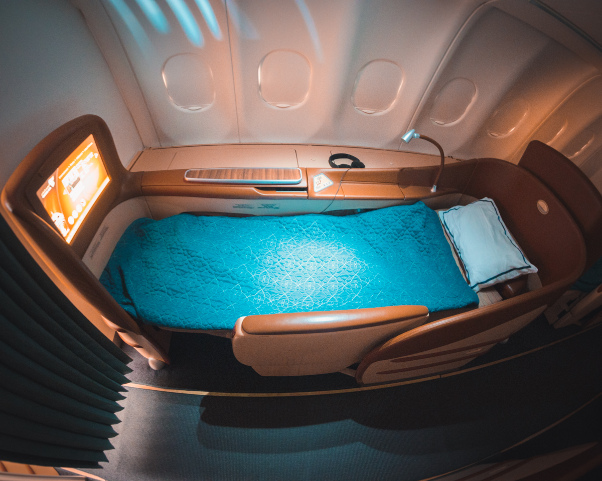 Oman Air Airbus A330 Old Business Class Flat Bed