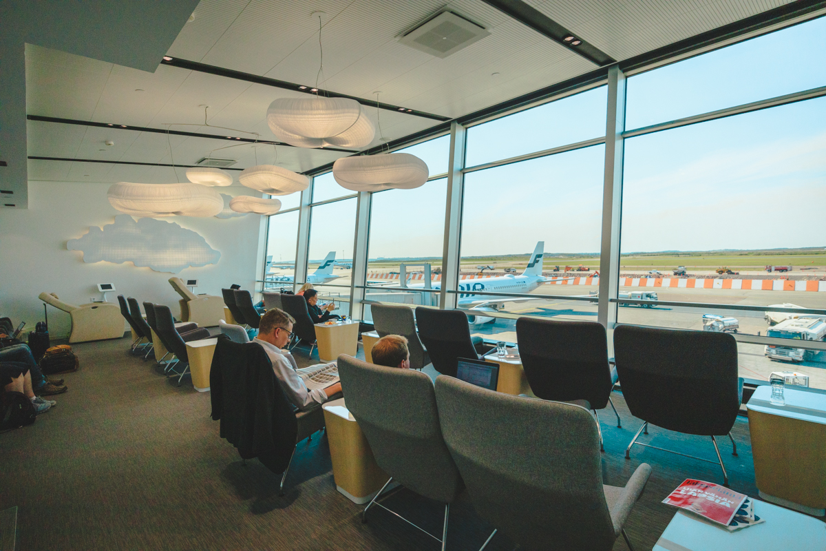 Finnair Lounge Helsinki - Schengen Side Lounges