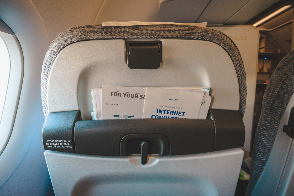 Finnair Airbus A321 Business Class Literature Pocket