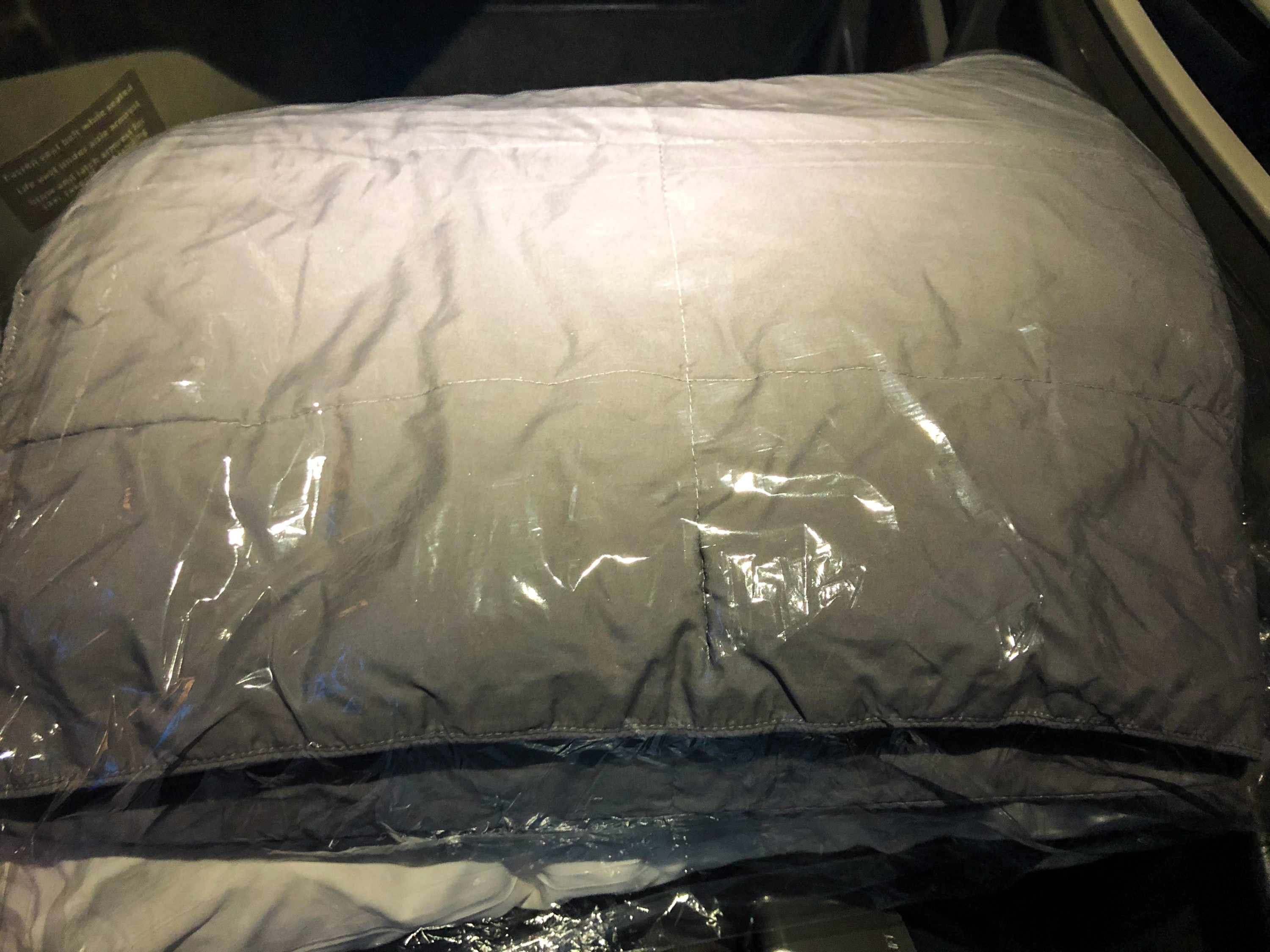 American Airlines Flagship First Class A321T Casper duvet