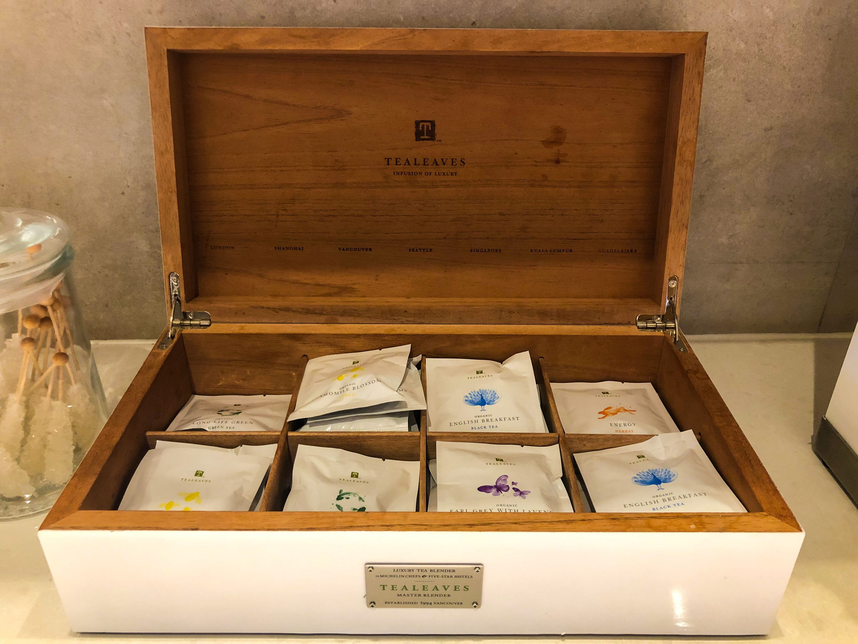 American Airlines Flagship Lounge JFK Tealeaves tea