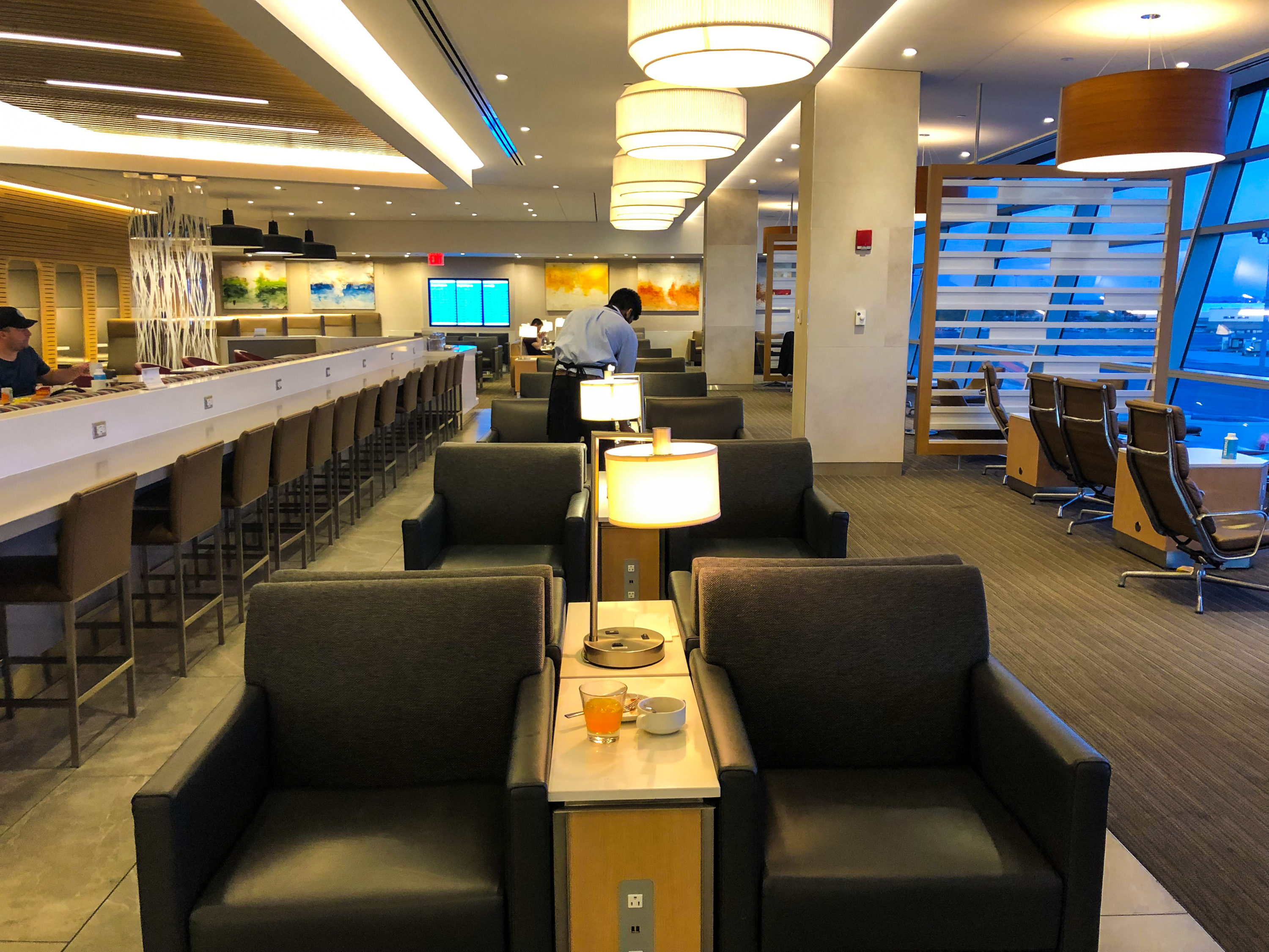 American Airlines Flagship Lounge JFK seating area 2