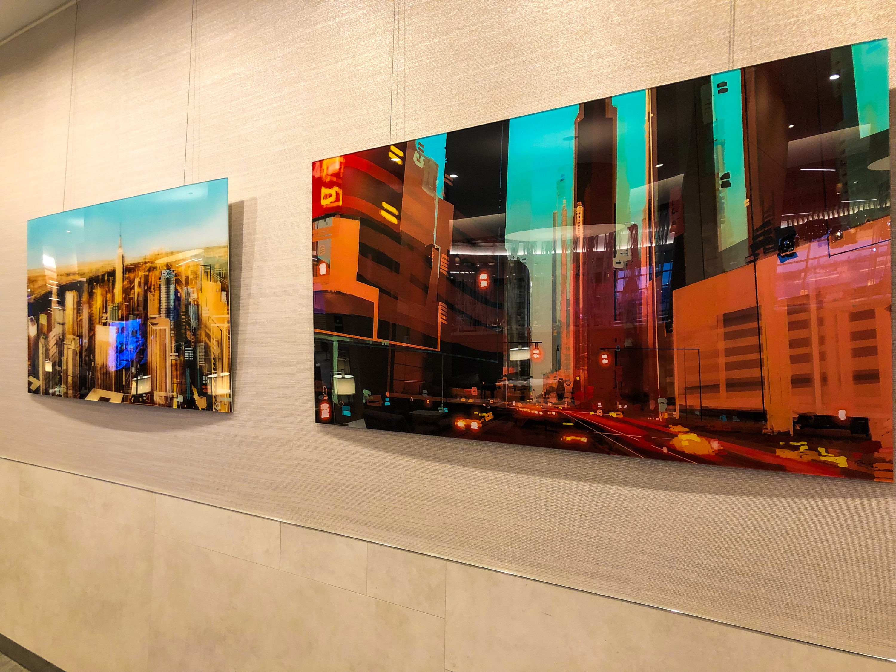 American Airlines Flagship Lounge JFK wall art