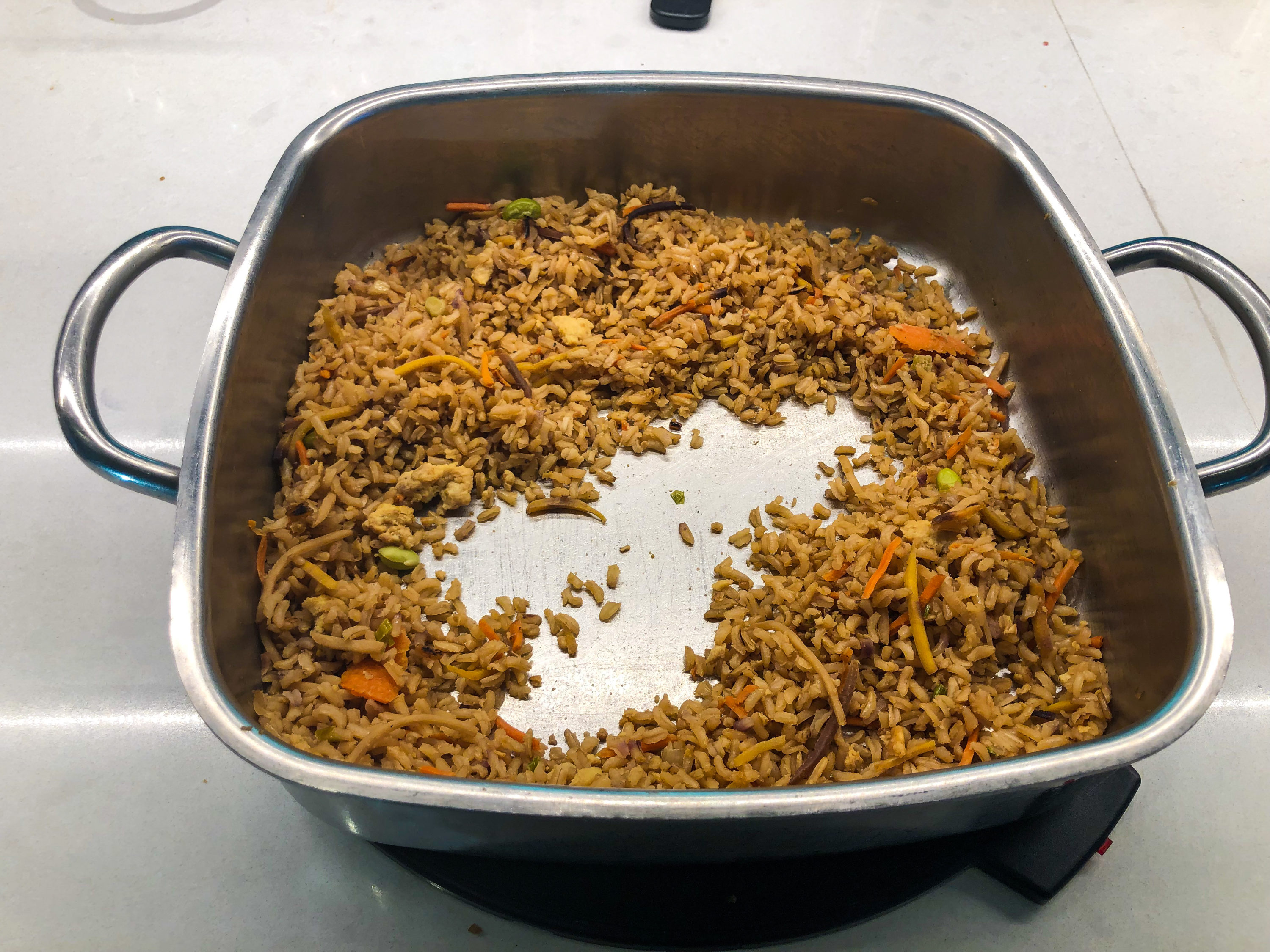 American Airlines Flagship Lounge LAX Santa Fe rice