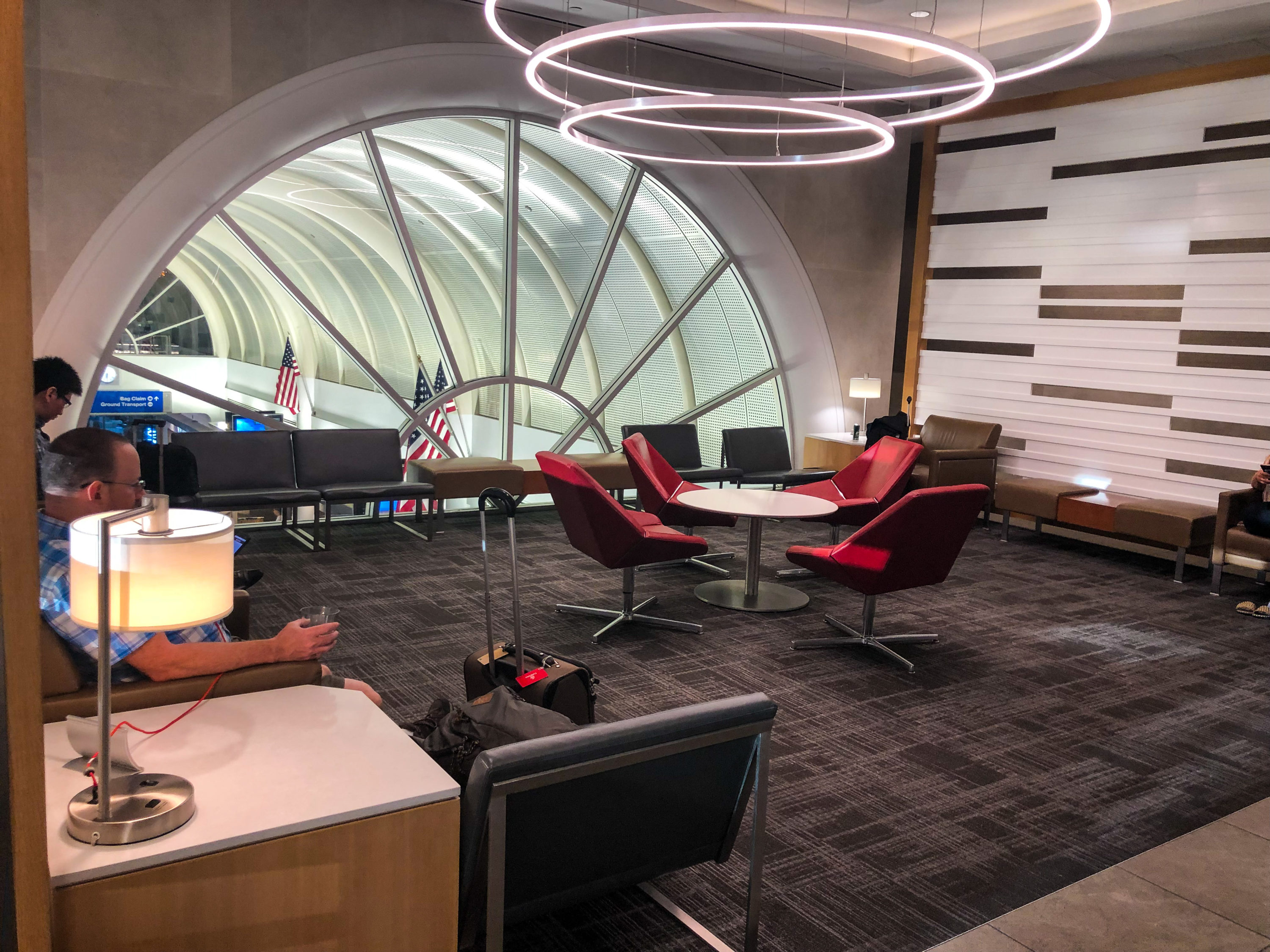 American Airlines Flagship Lounge LAX First Seating Section