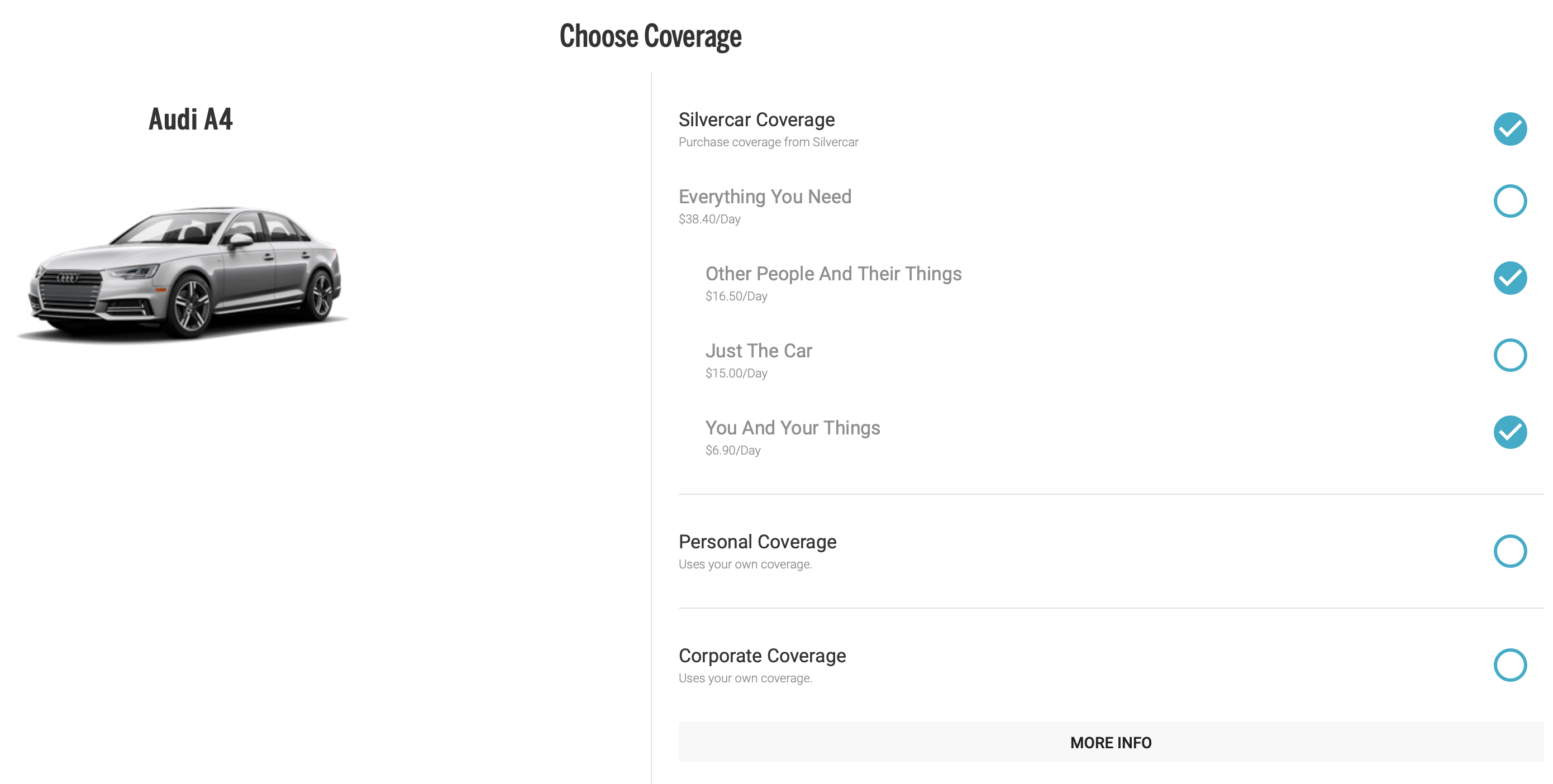 Buying Insurance From Silvercar