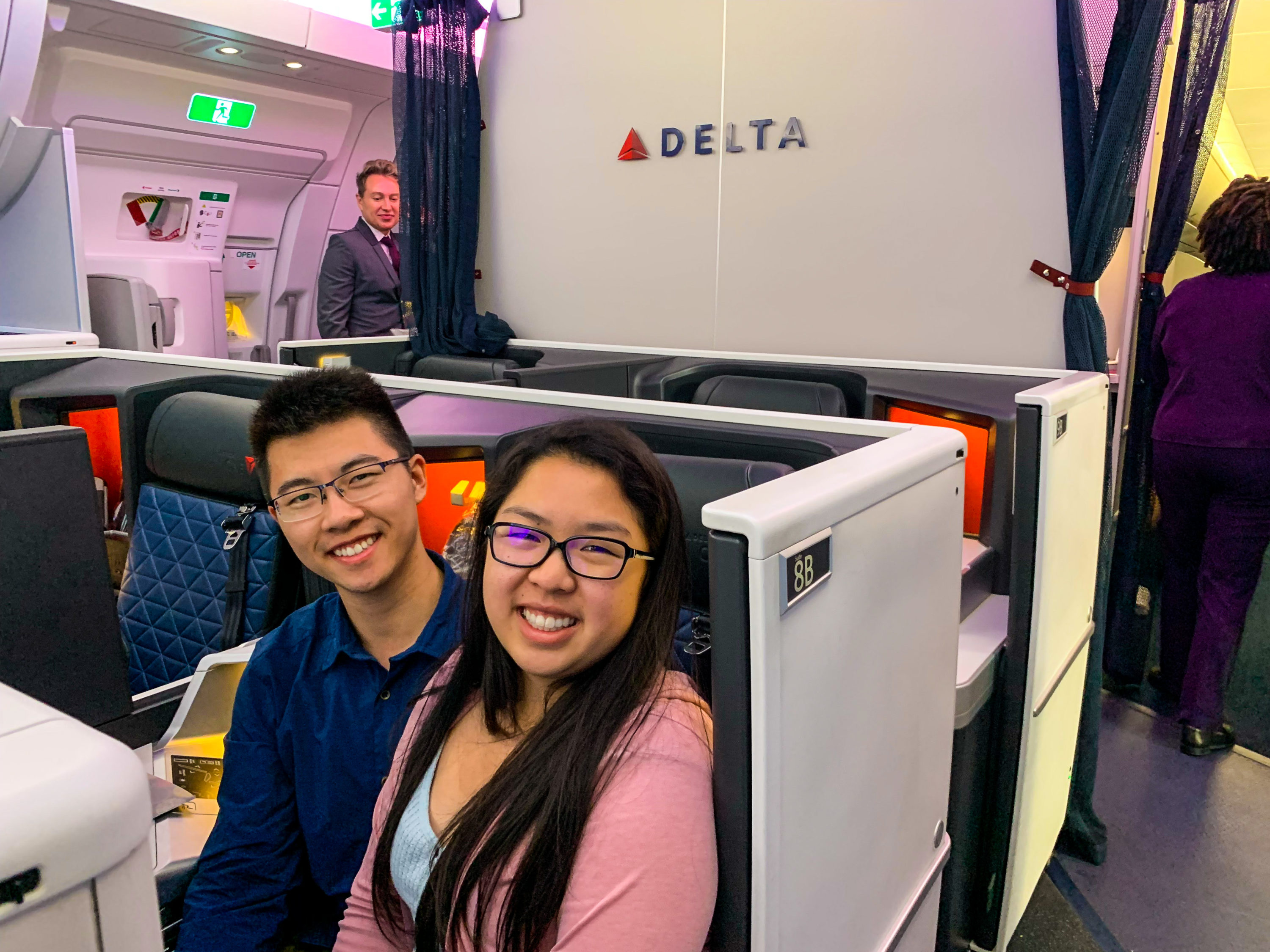 Delta One Suites A350 Delta One Suites A350-900 Sitting Photo