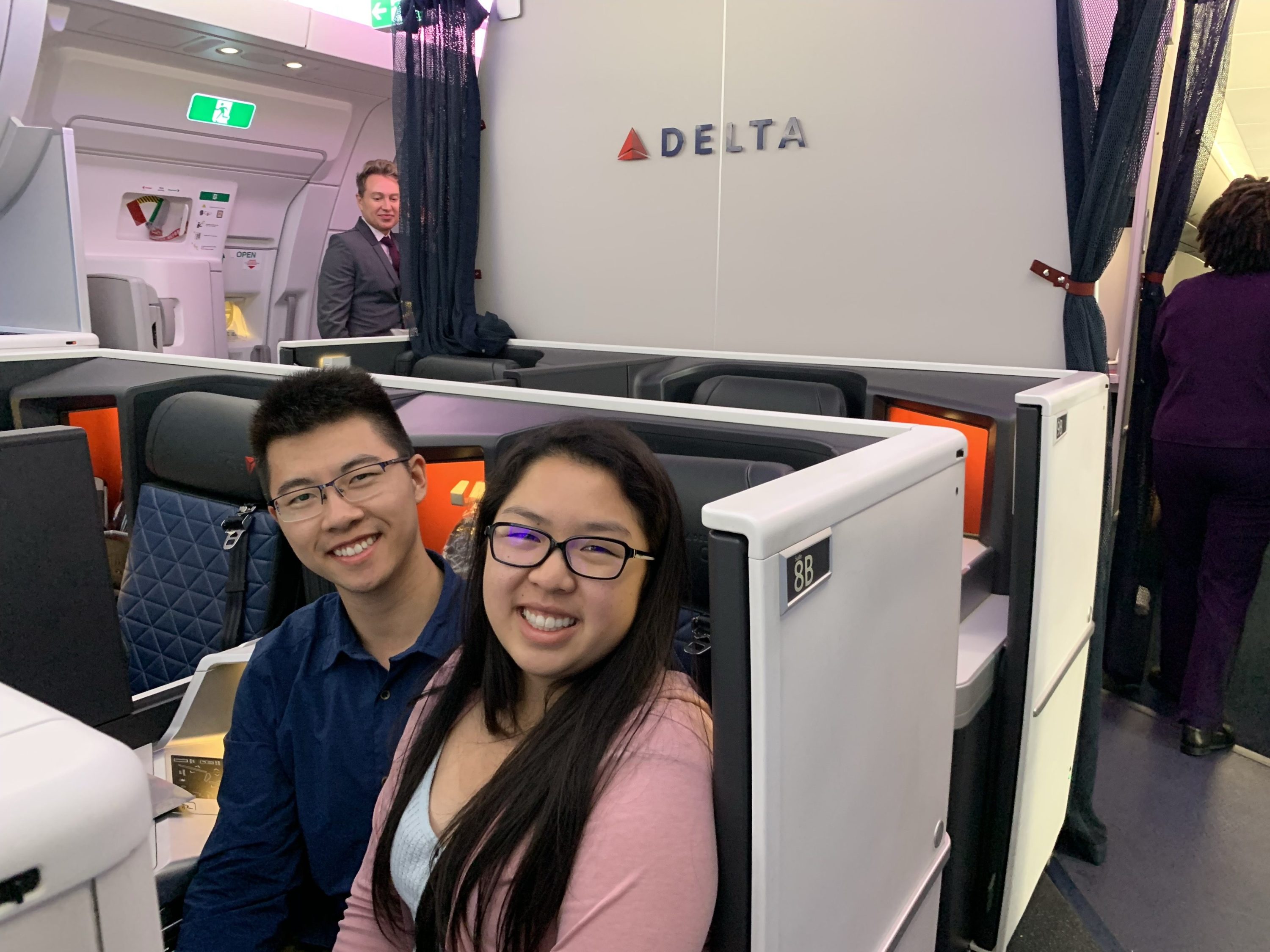 Delta One Suites A350-900 Sitting Photo