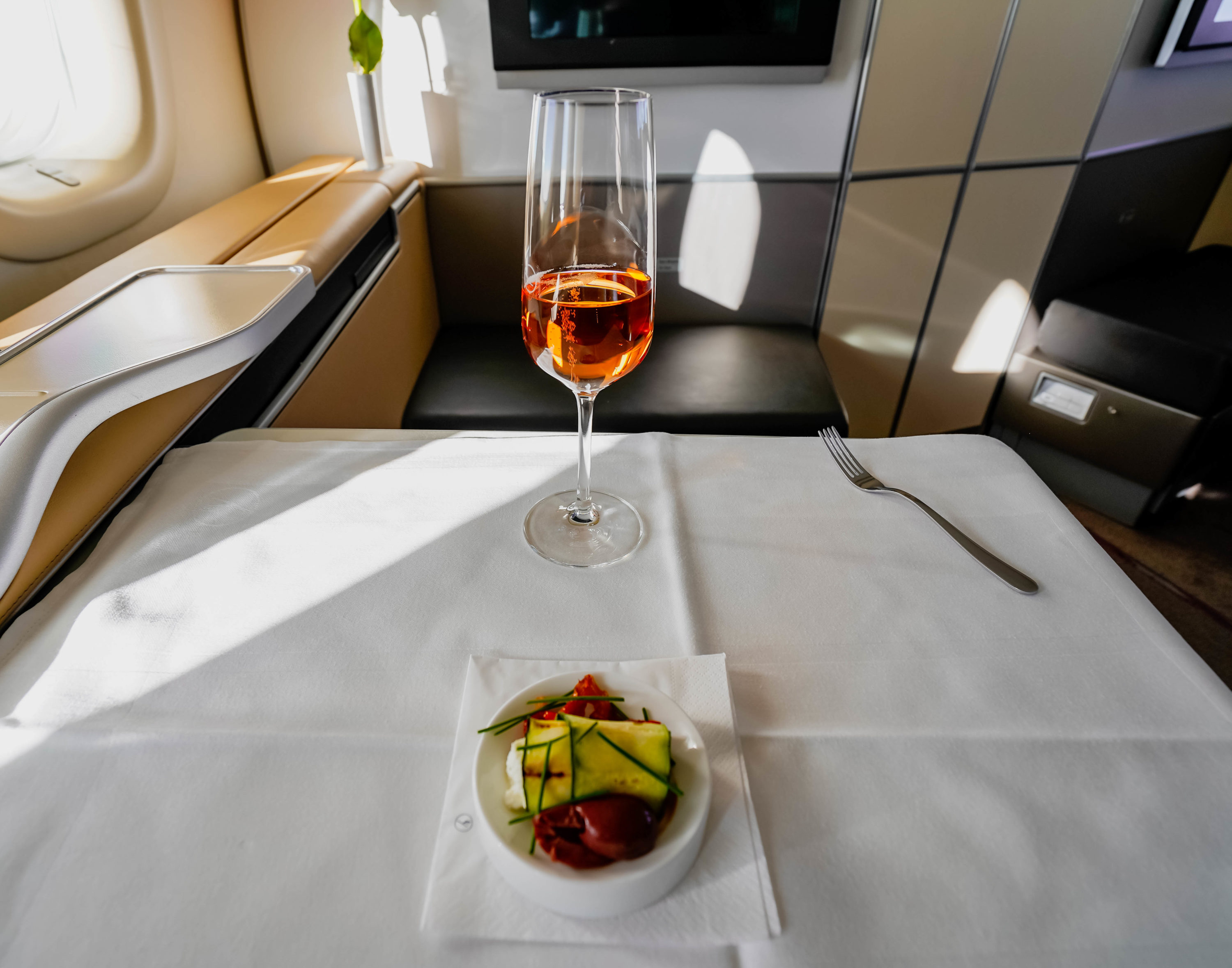Lufthansa B747-8 First Class Amuse Bouche - Cherag Dubash