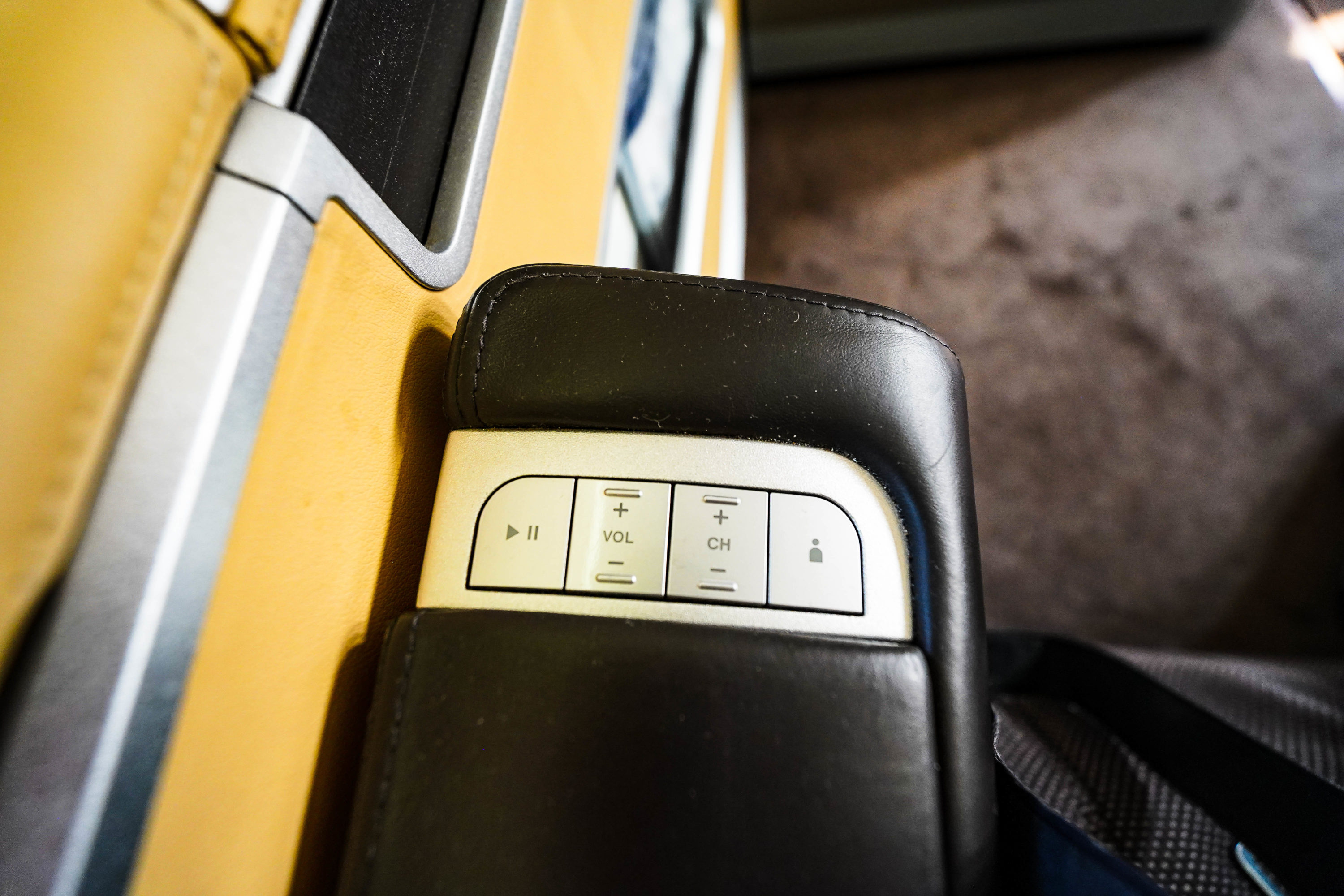Lufthansa B747-8 First Class IFE Controls - Cherag Dubash