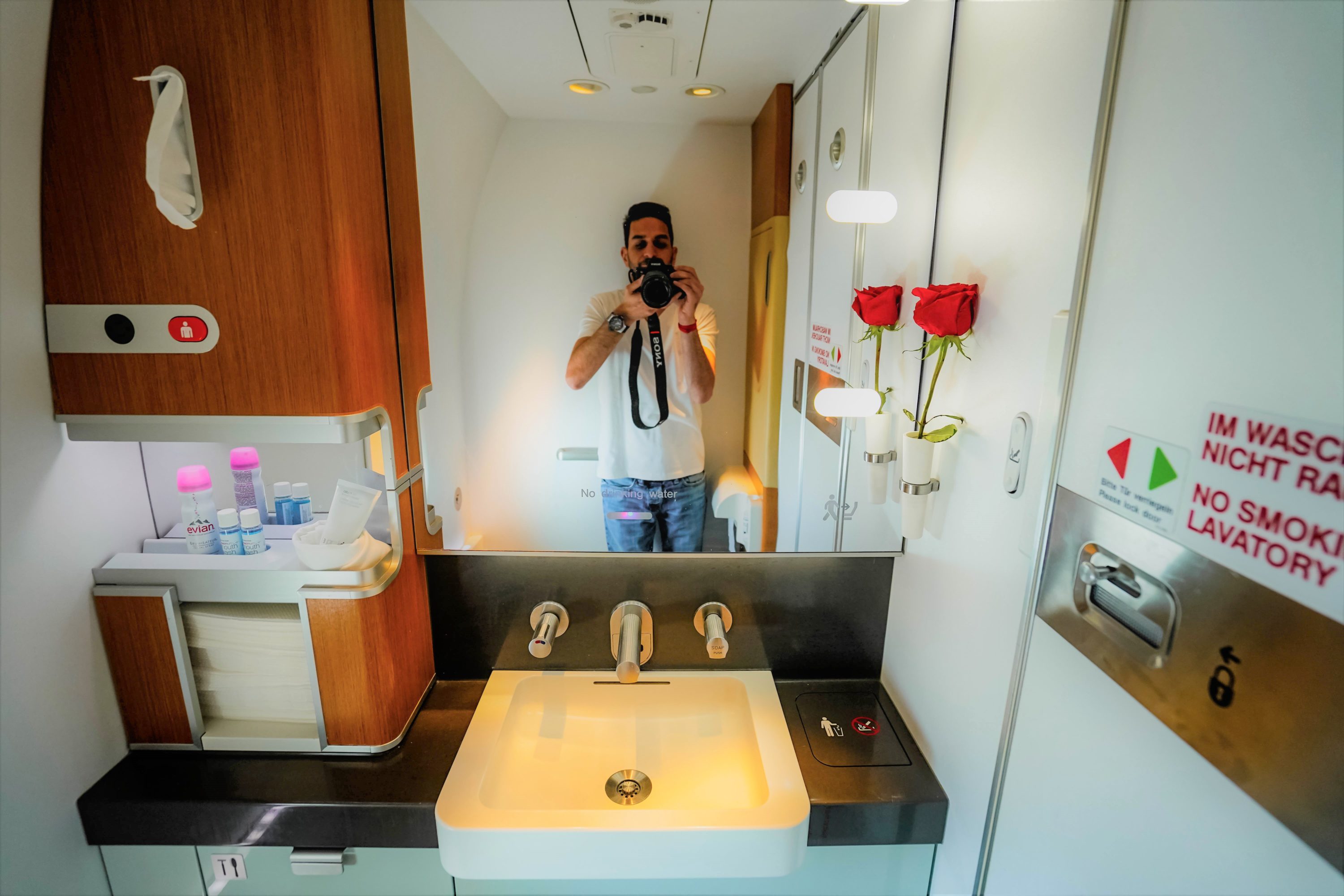 Lufthansa B747-8 First Class Lavatory - Cherag Dubash