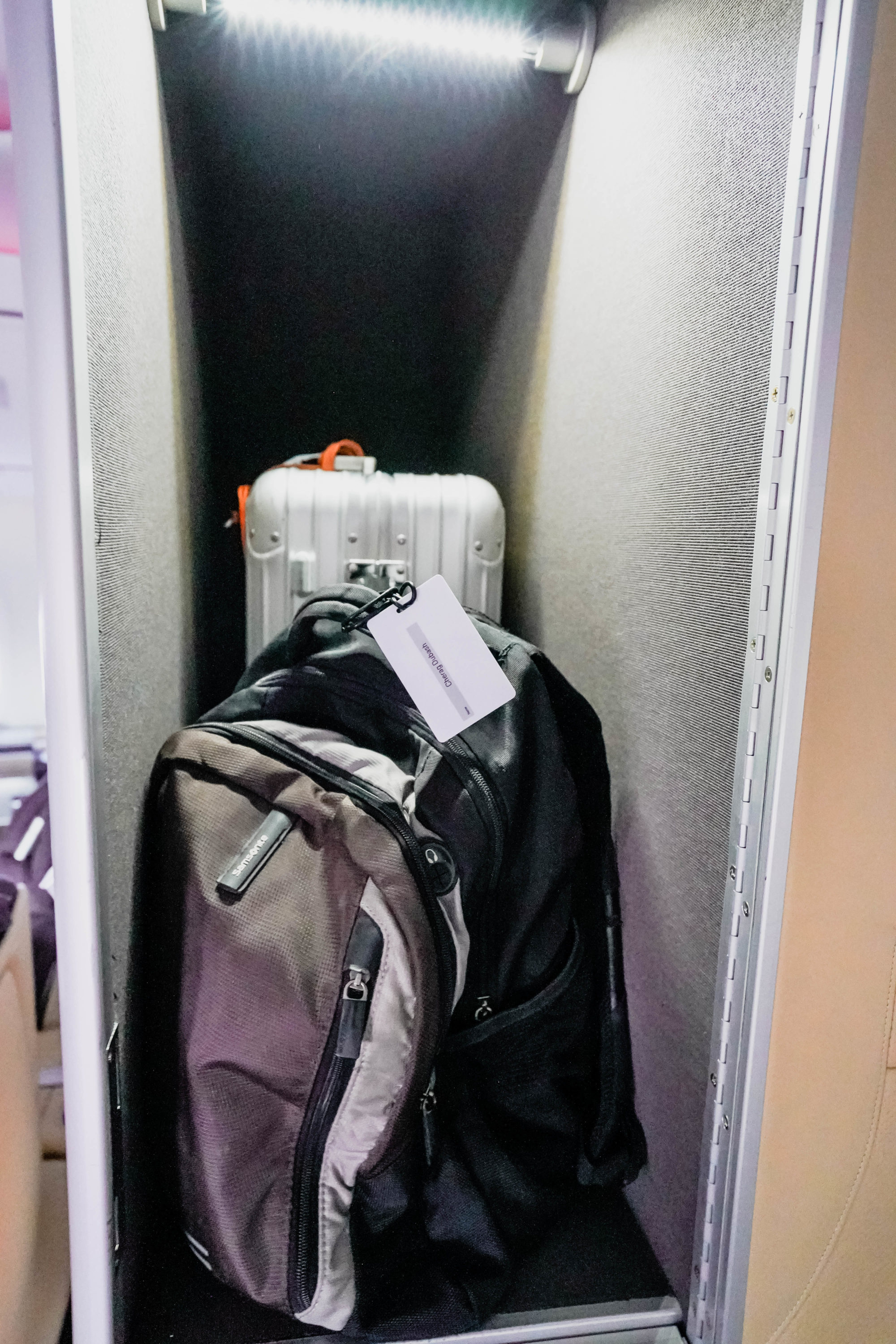 Lufthansa B747-8 First Class Locker - Cherag Dubash
