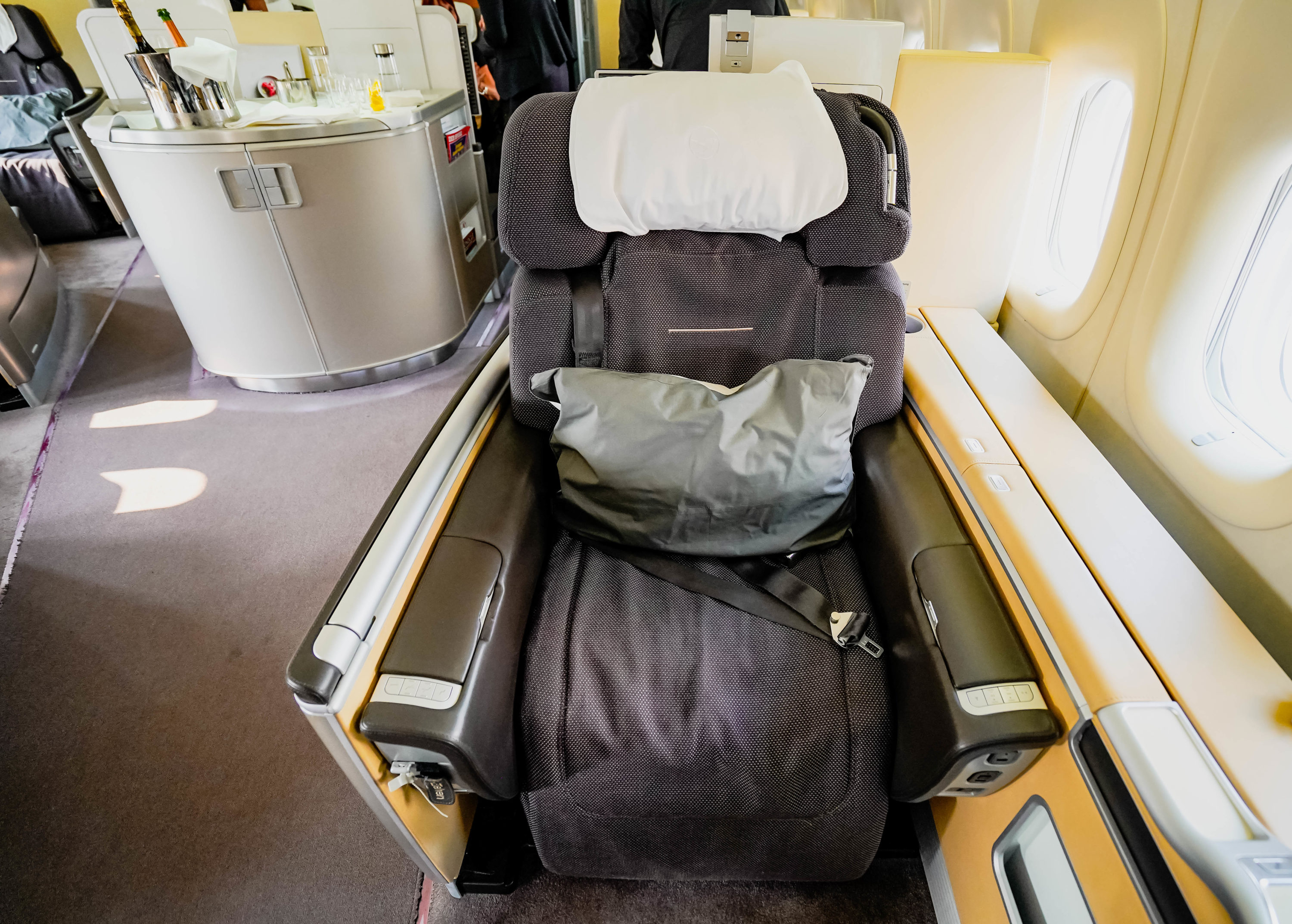 Lufthansa B747-8 First Class Seat - Cherag Dubash