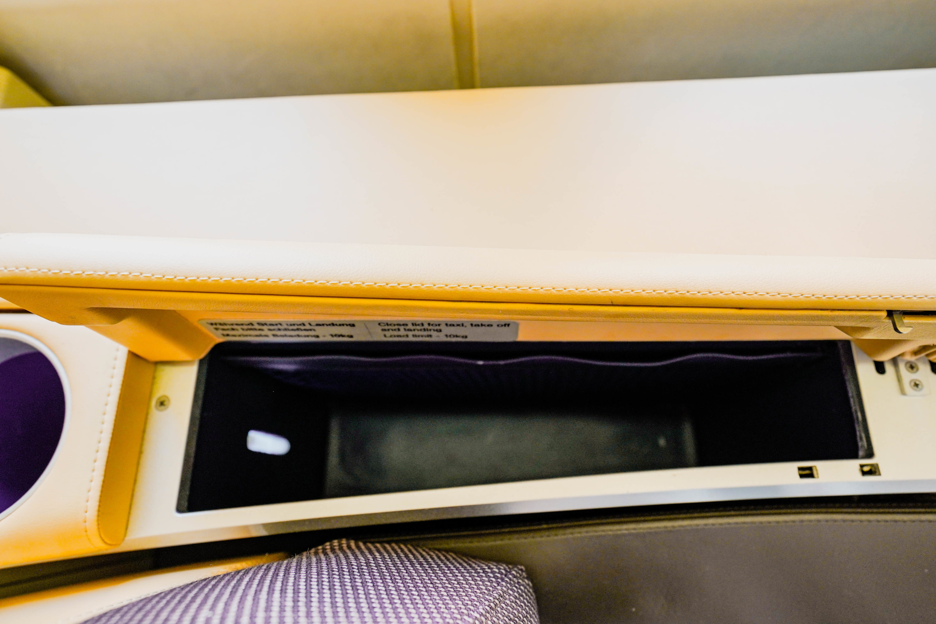 Lufthansa B747-8 First Class Storage - Cherag Dubash