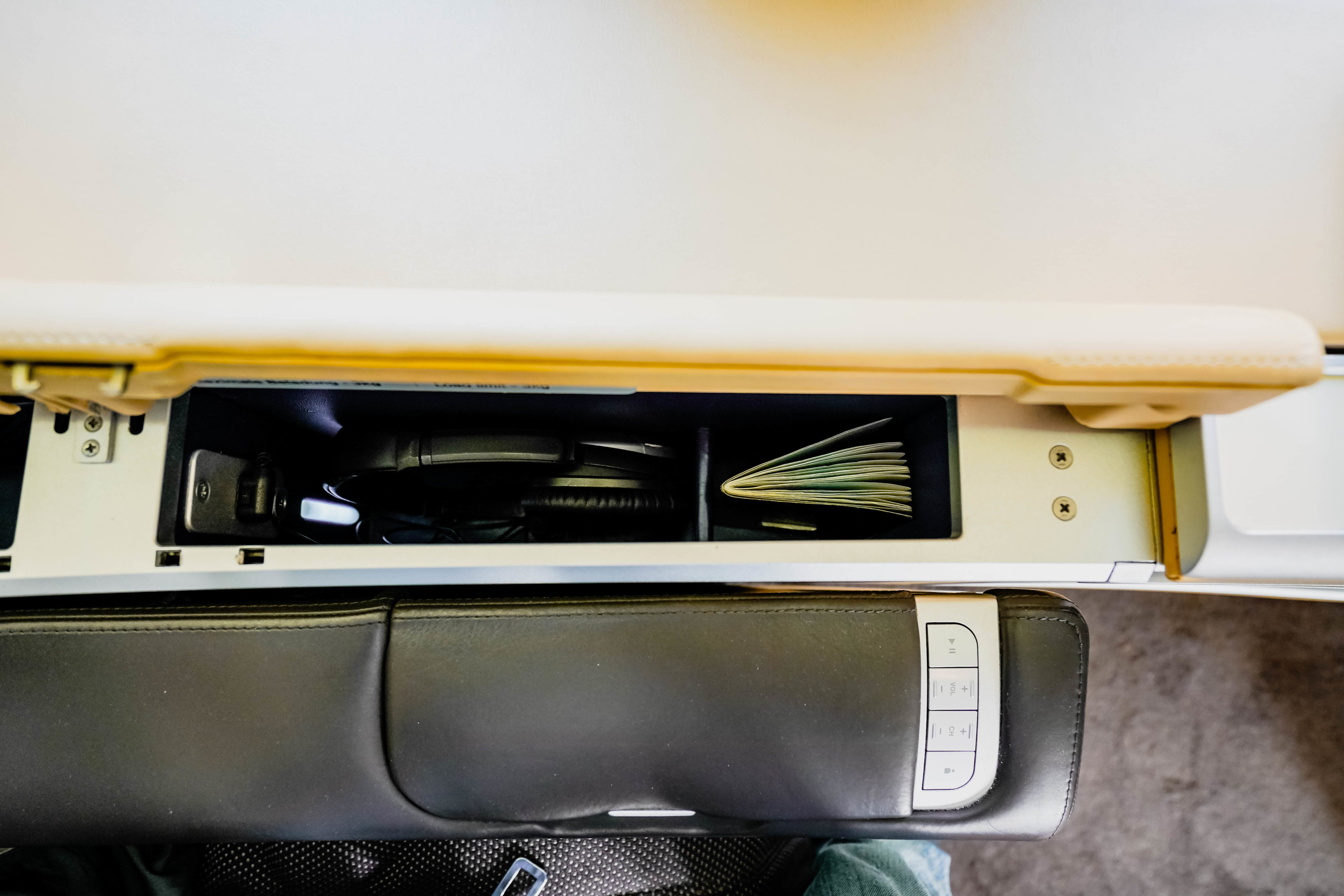 Lufthansa B747-8 First Class Storage - Cherag Dubash