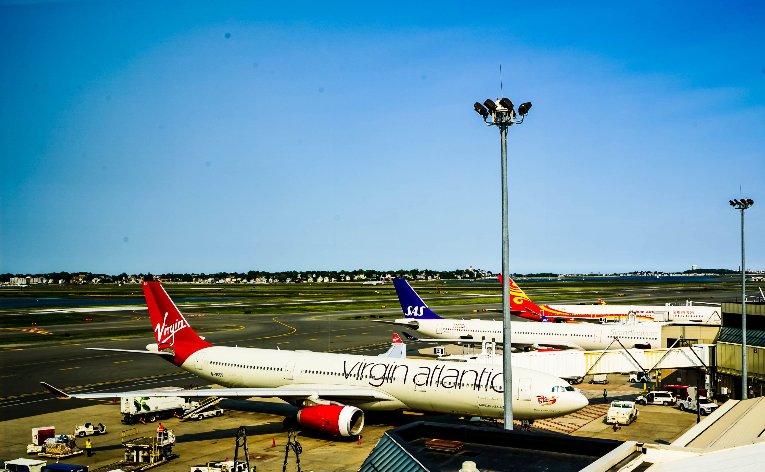 Lufthansa B748 First Class Boston Tarmac View - Cherag Dubash