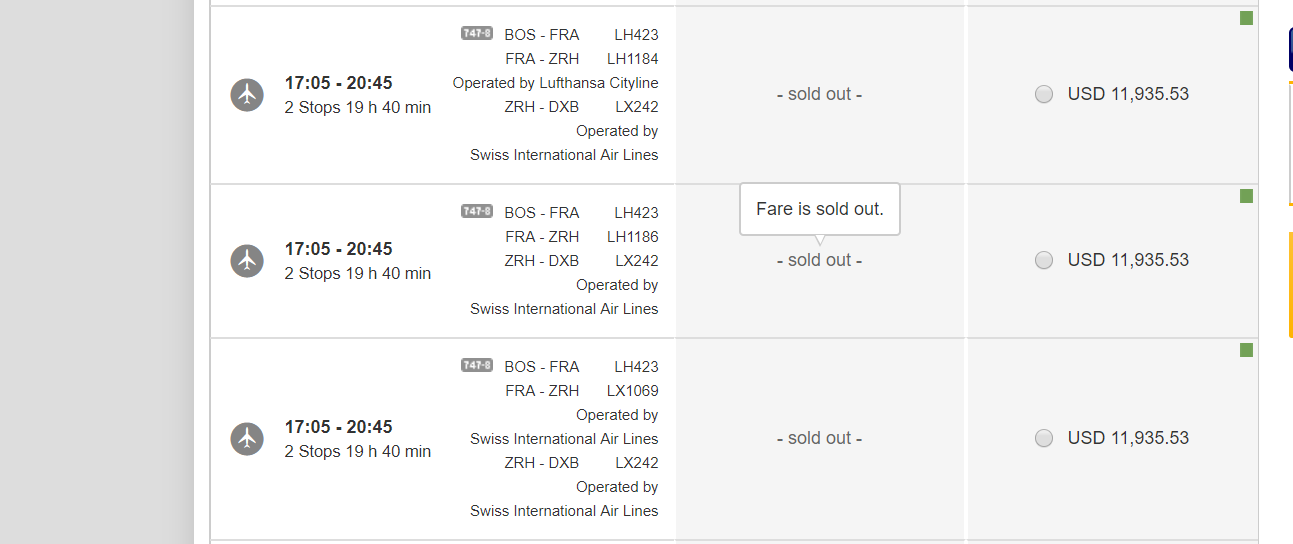 Lufthansa B748 First Class Cash Booking - Cherag Dubash