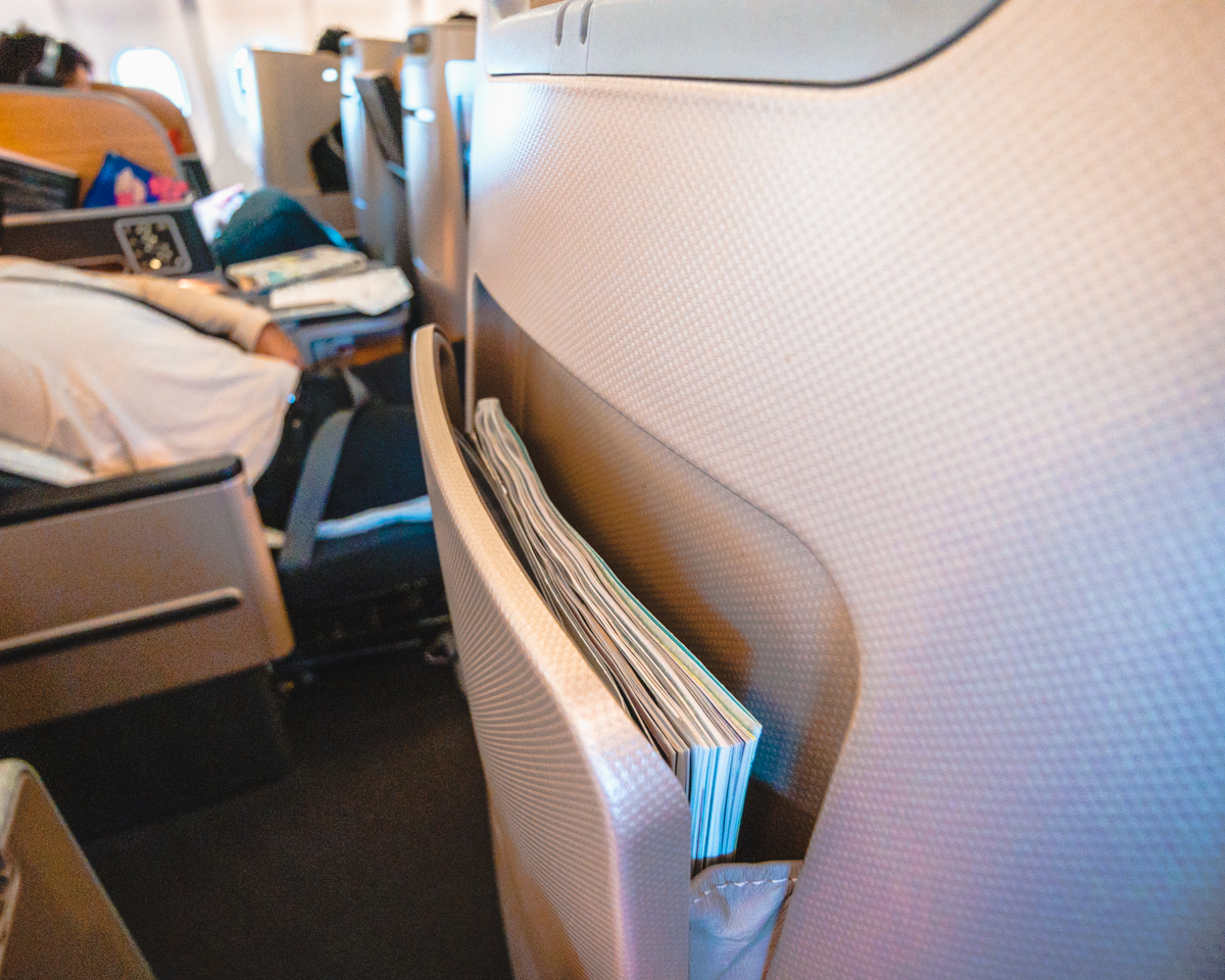 Qantas Airbus A330 Business Class Literature Pocket