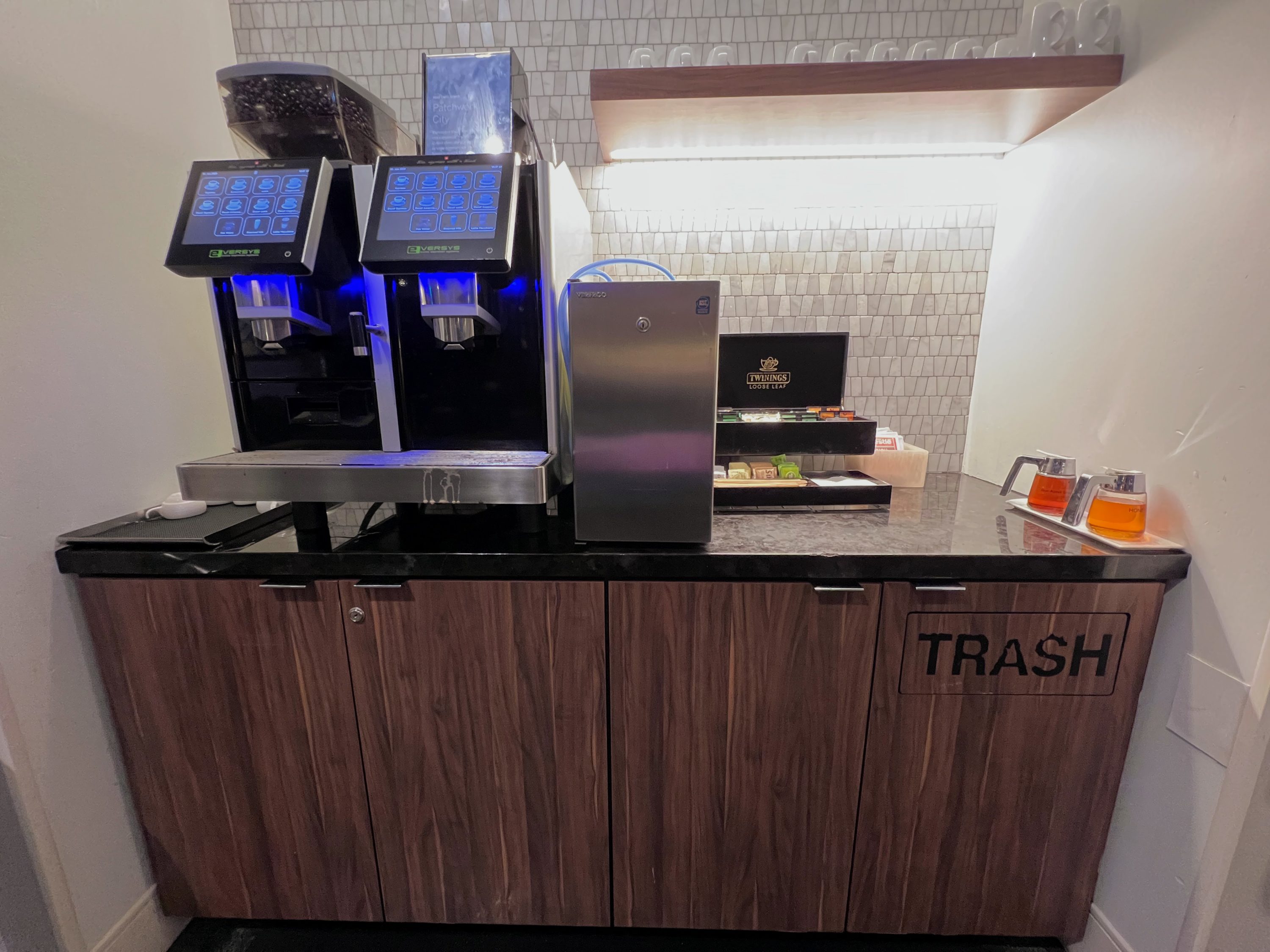 Houston Centurion Lounge coffee machines