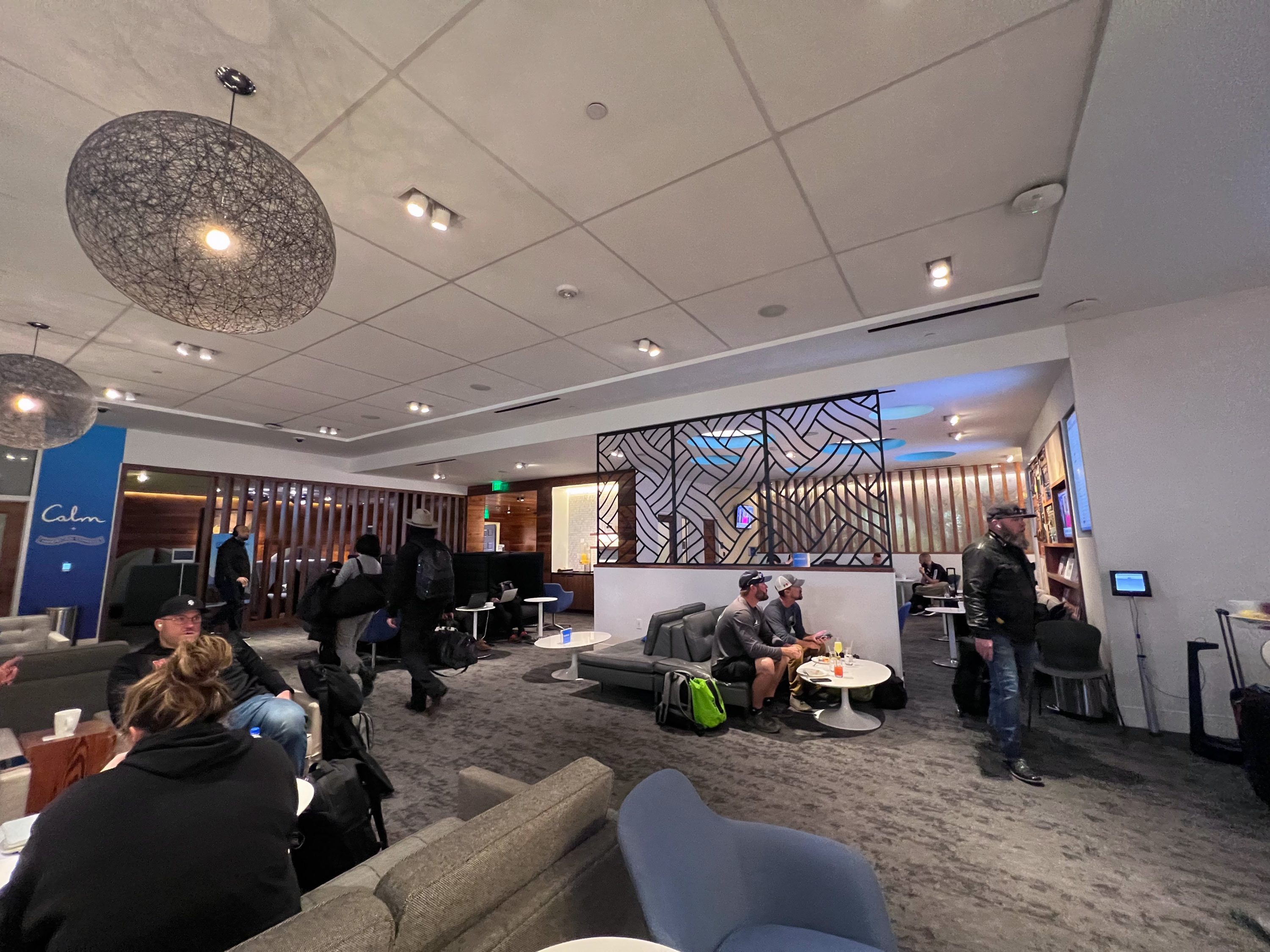 Houston Centurion Lounge main seating area 2