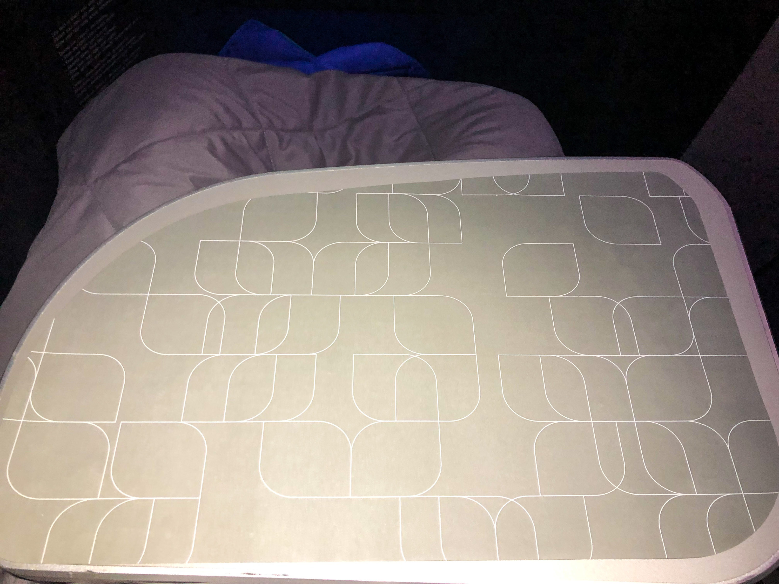JetBlue Mint A321 table setting