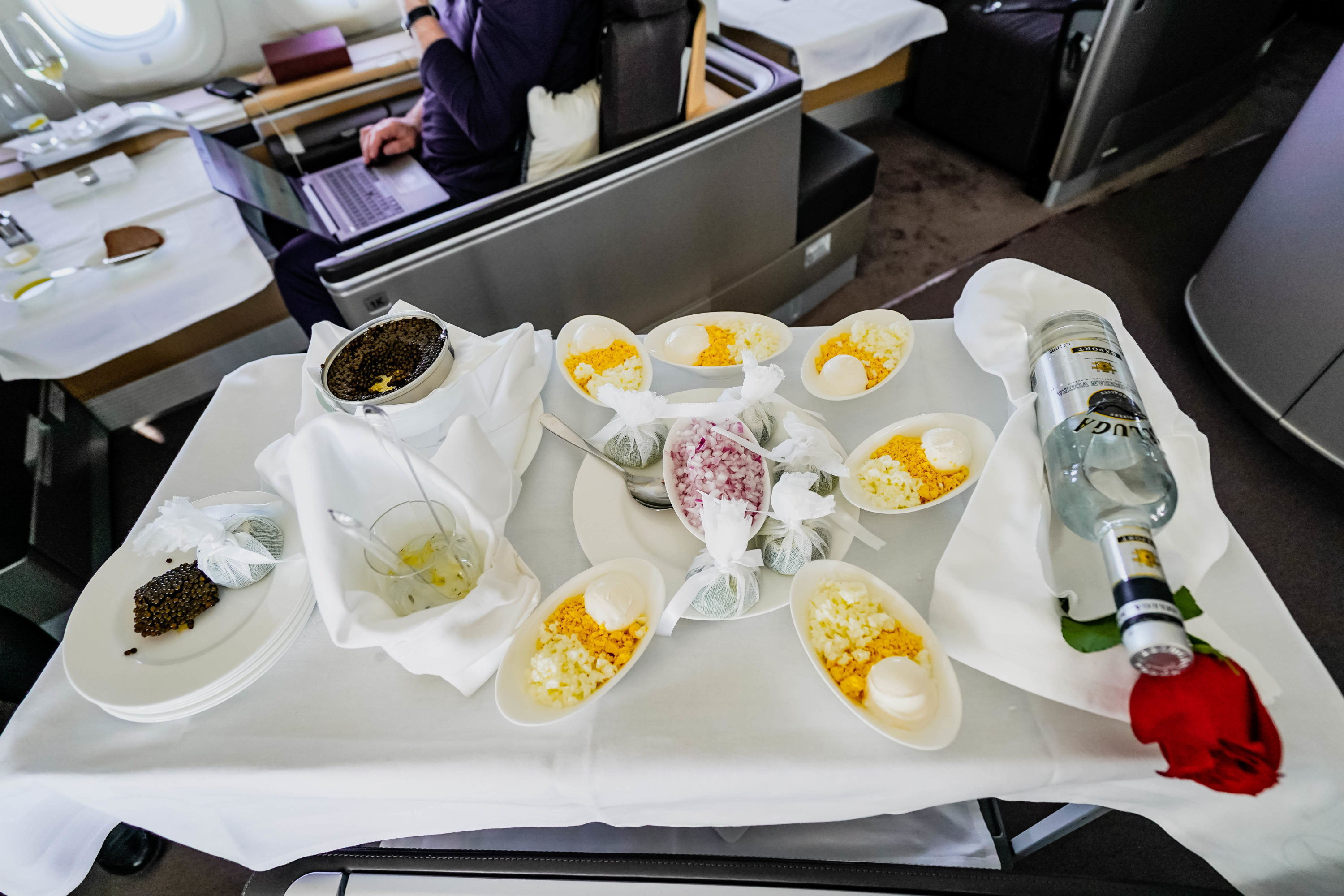 Lufthansa B747-8 First Class Caviar Trolley - Cherag Dubash