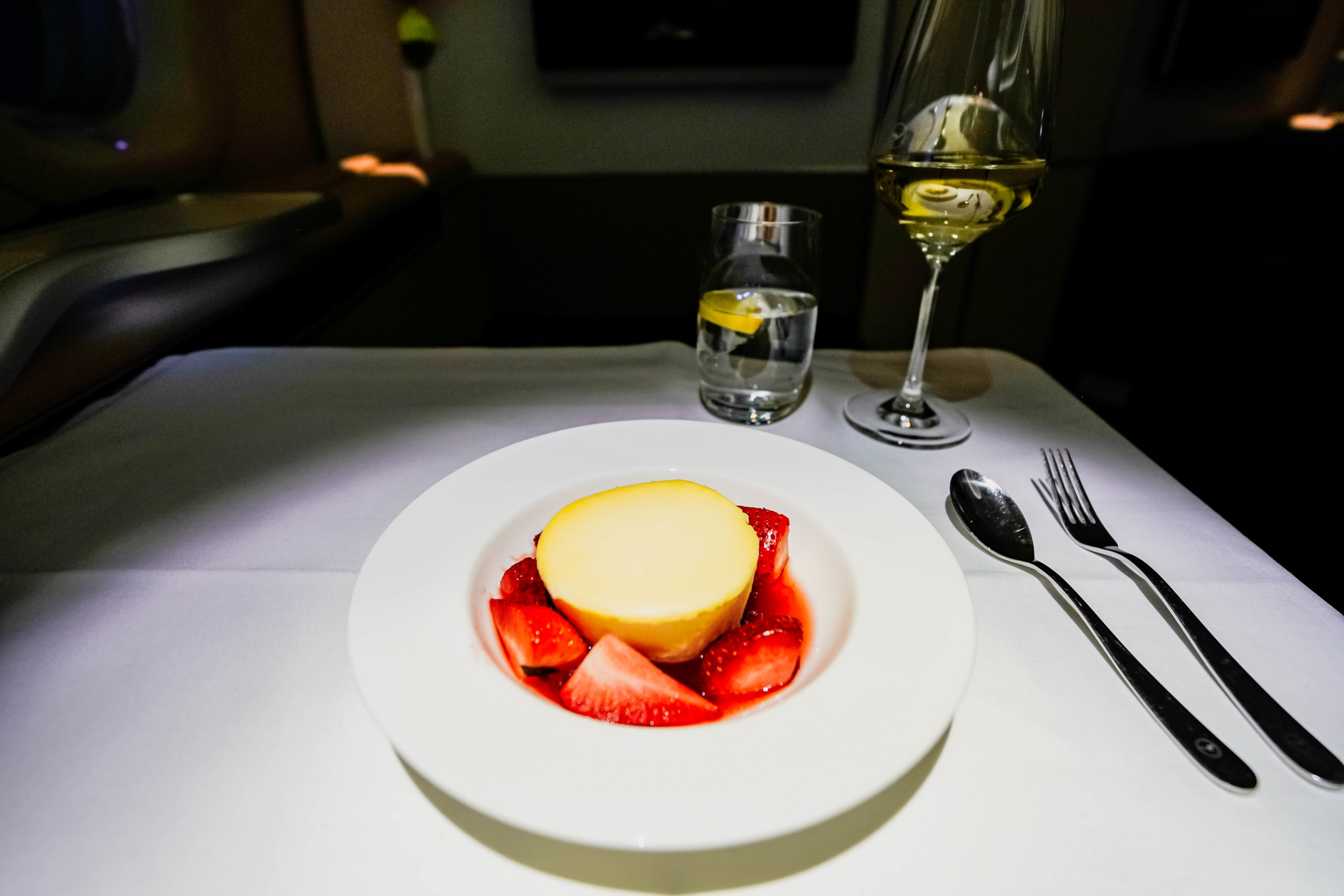 Lufthansa B747-8 First Class Dessert - Cherag Dubash