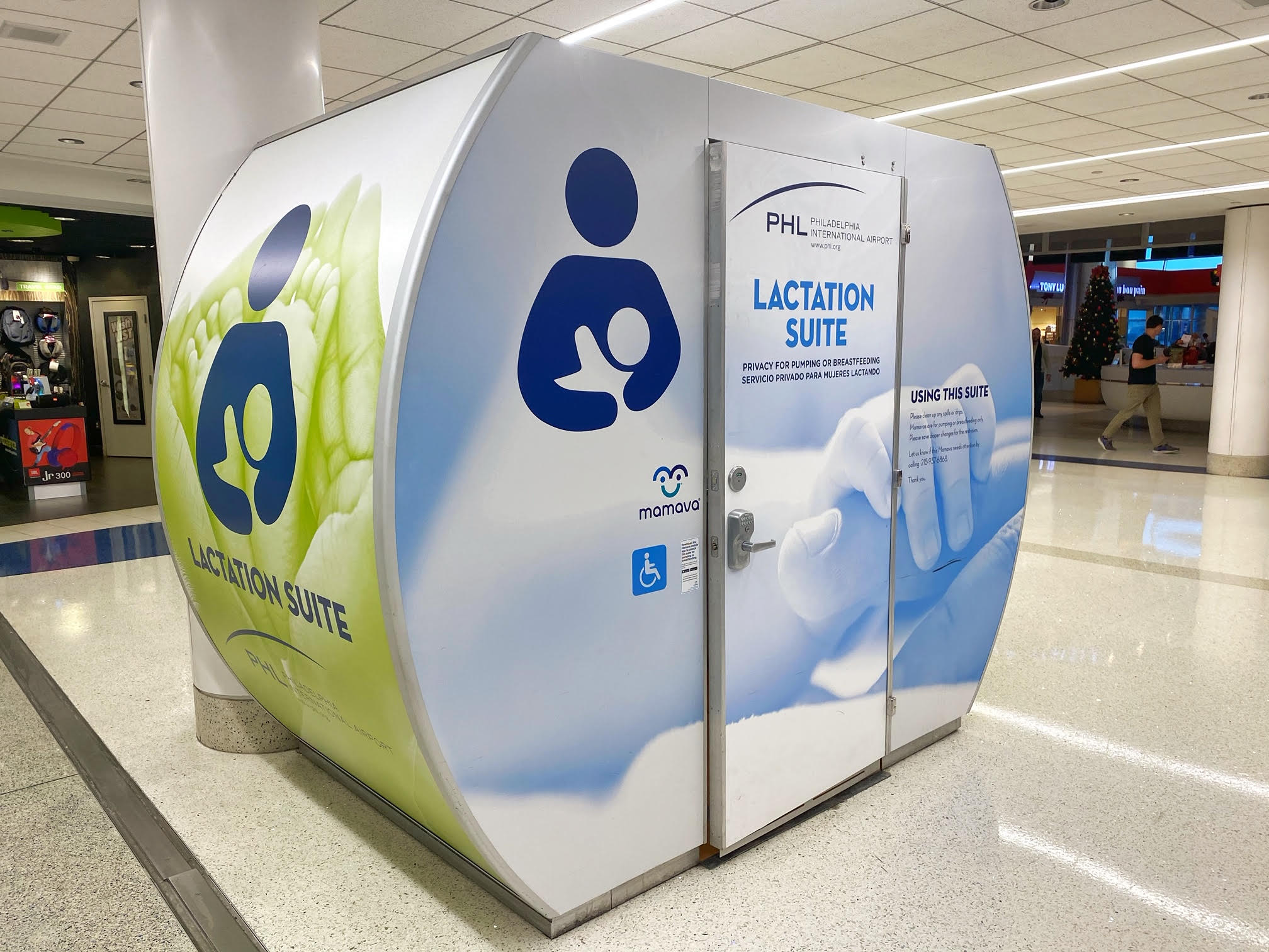 Mamava Lactation Suite Pod PHL Philadeplhia Airport